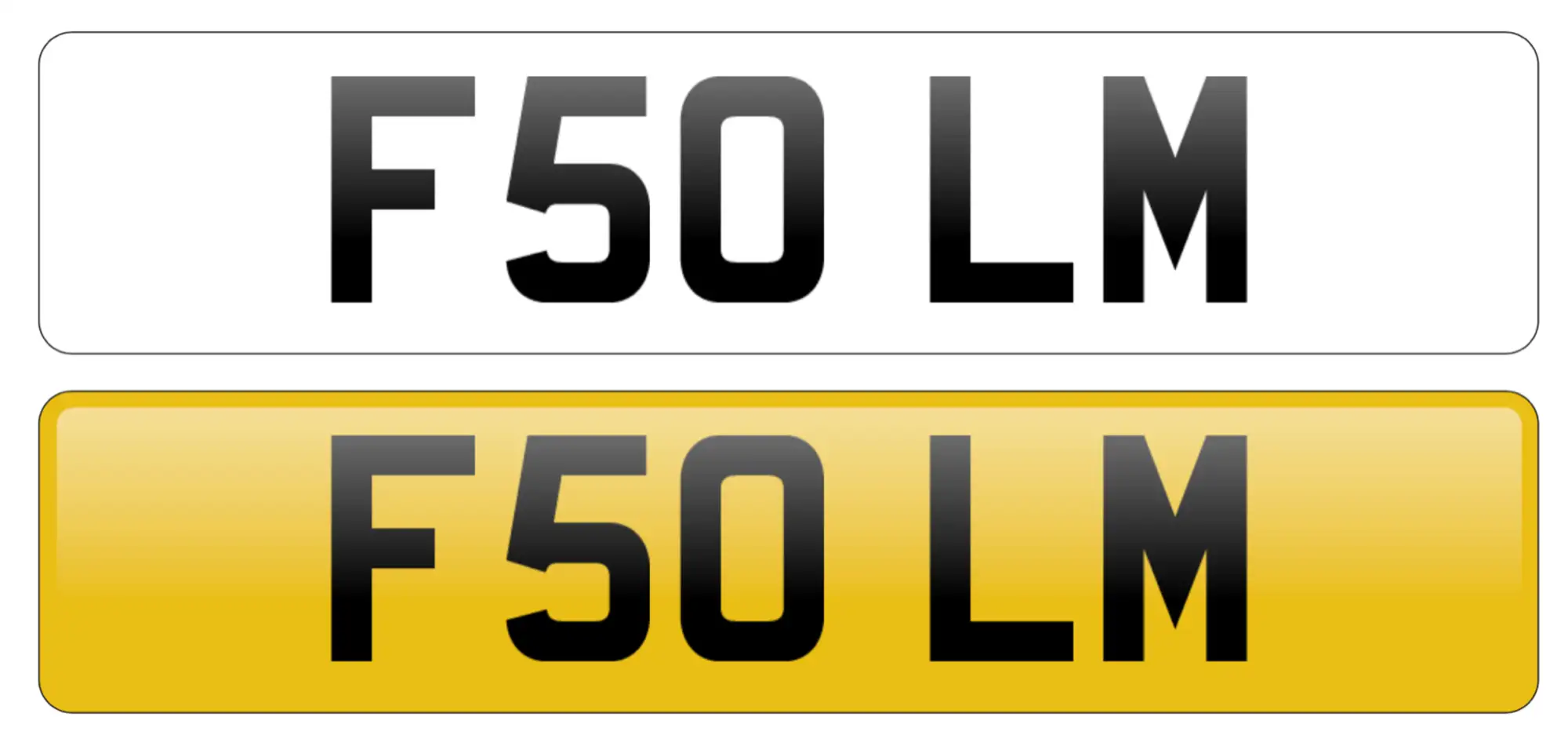 UK Registration Number F5 OLM-For Sale