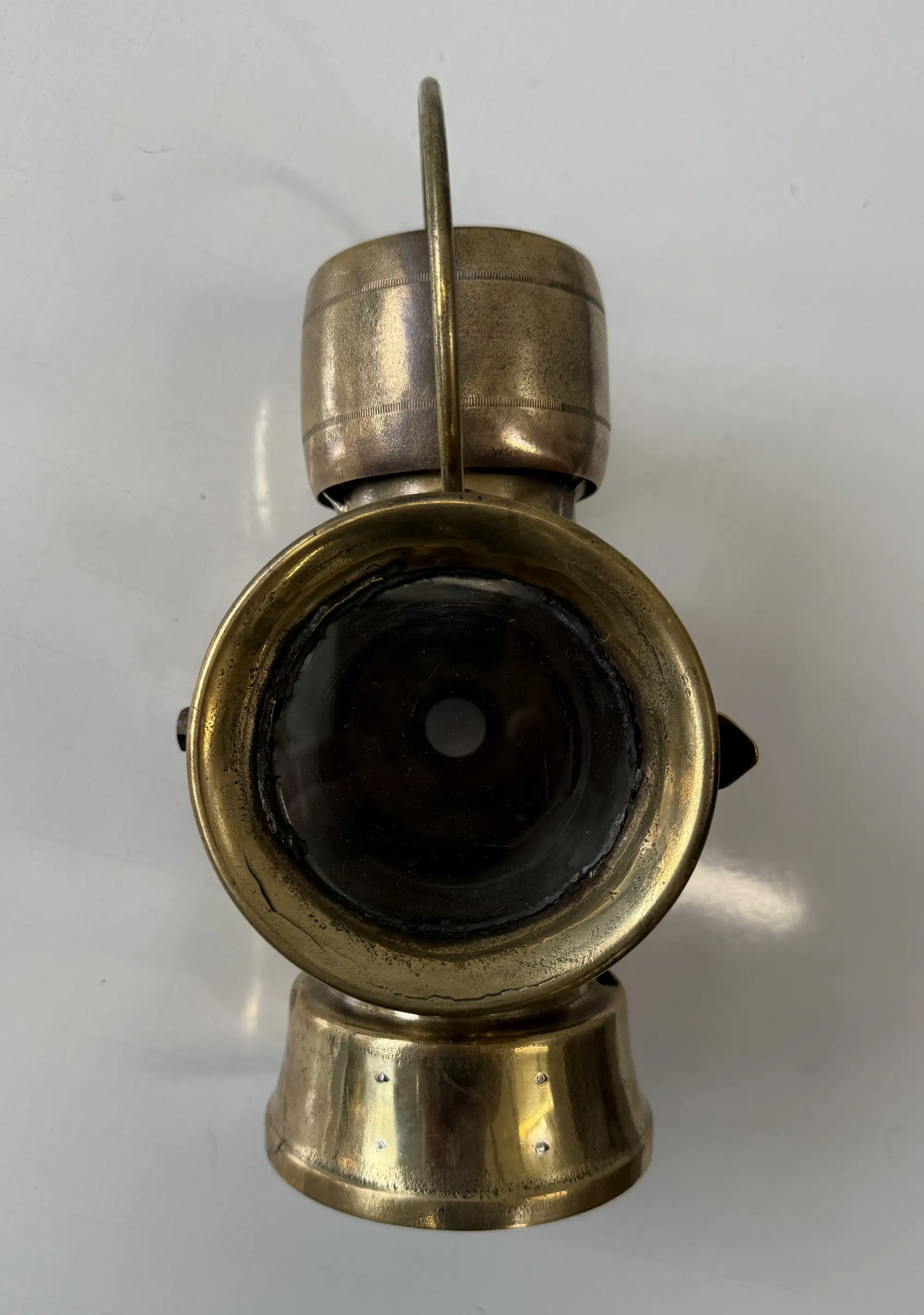 A Pair Of Brass Veteran/Edwardian Motor Car Side Lamps-For Sale