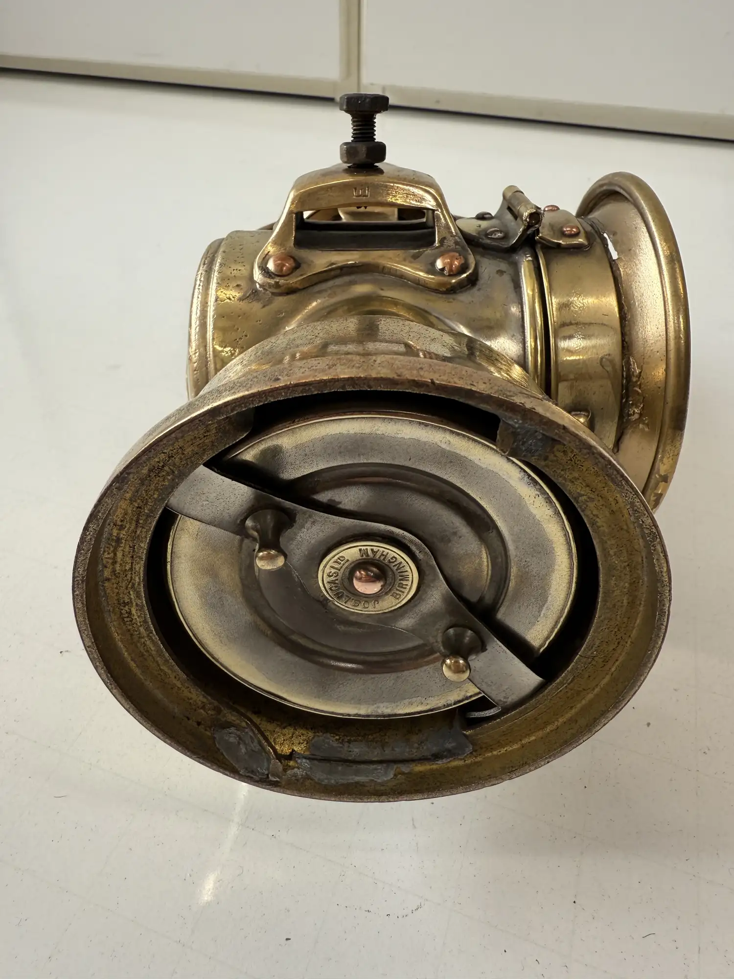 A Pair Of Brass Veteran/Edwardian Motor Car Side Lamps-For Sale