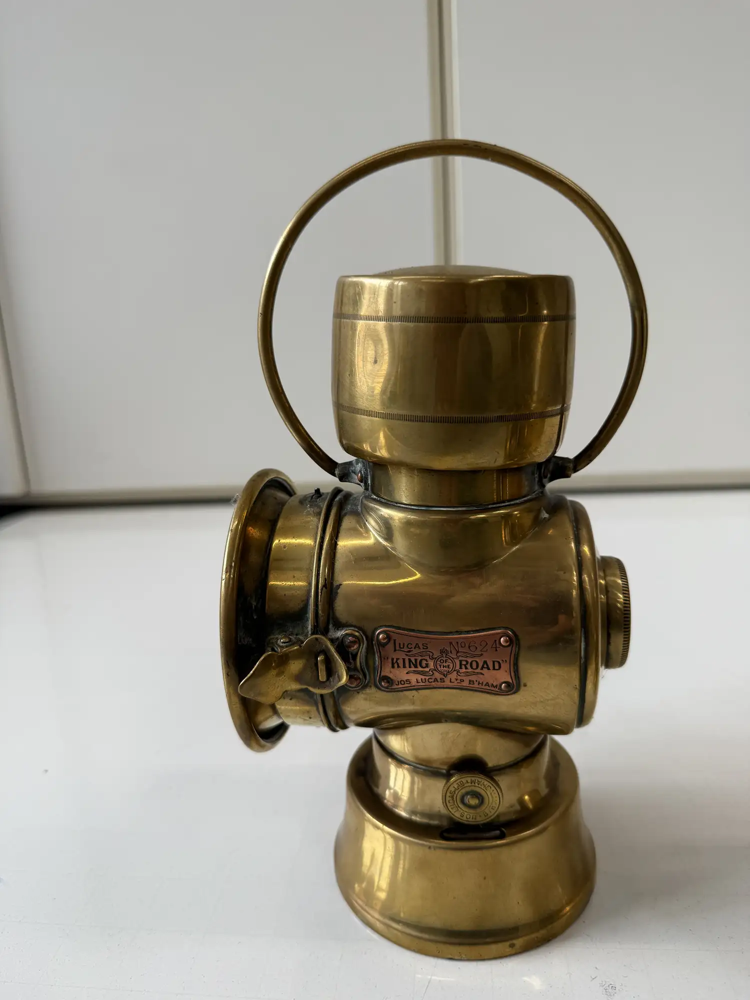 A Pair Of Brass Veteran/Edwardian Motor Car Side Lamps-For Sale