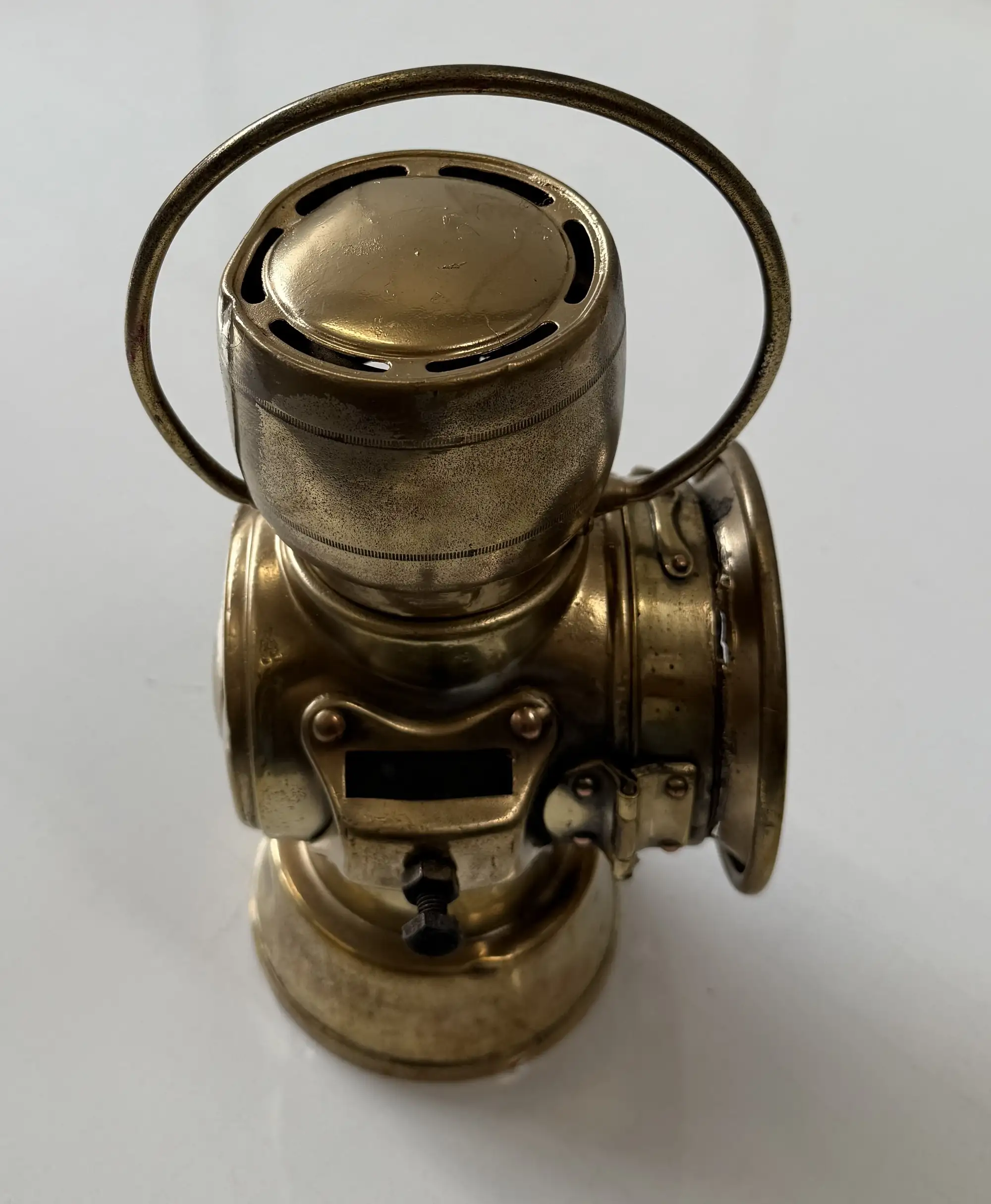 A Pair Of Brass Veteran/Edwardian Motor Car Side Lamps-For Sale