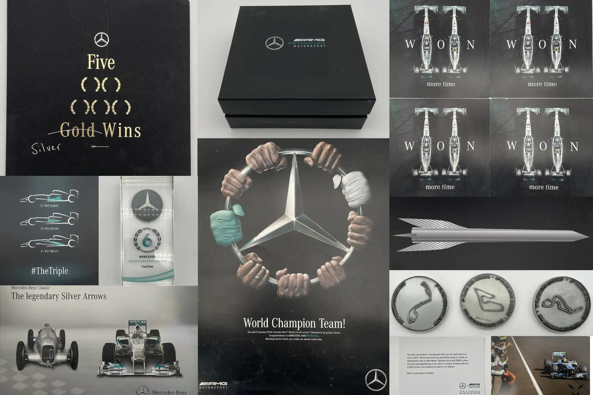 Eclectic Mix of Mercedes AMG Petronas Memerabila From a Seni-For Sale