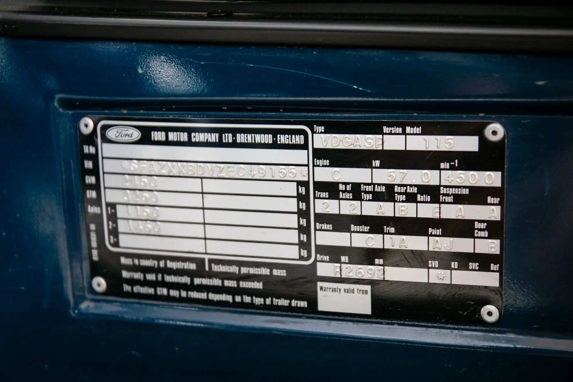 1984 Ford Transit Mk2 Minibus Custom - 10,000 miles -Sold