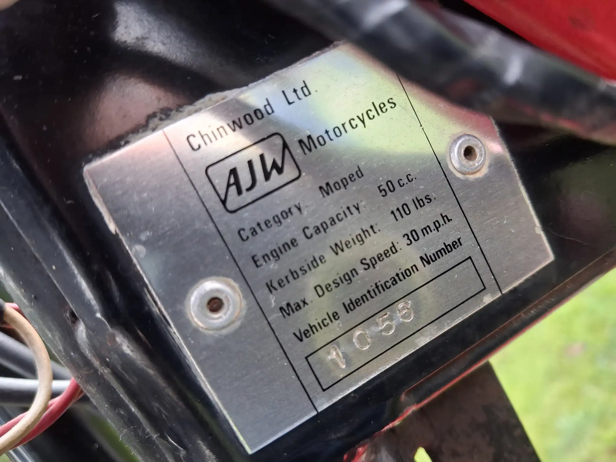 1977 AJW Fox Cub 50cc Sports Moped-For Sale