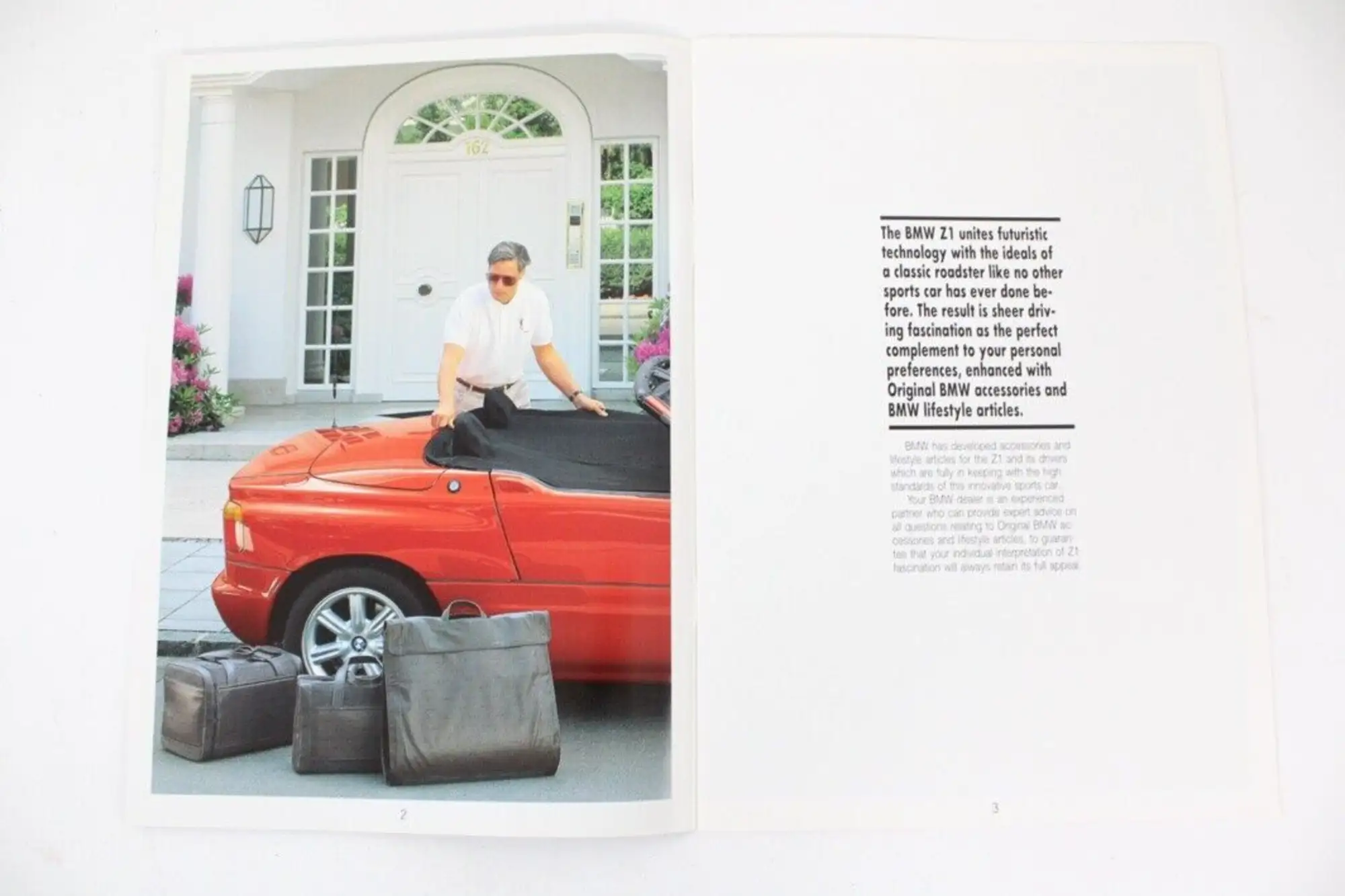 1989-91 OEM BMW Z1 Complete Three-Piece Fitted Luggage Set-For Sale