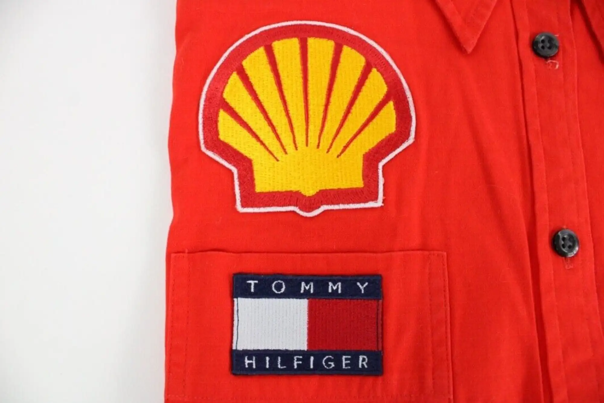 2000s Ferrari Tommy Hilfiger Formula 1 Polo Shirt -For Sale