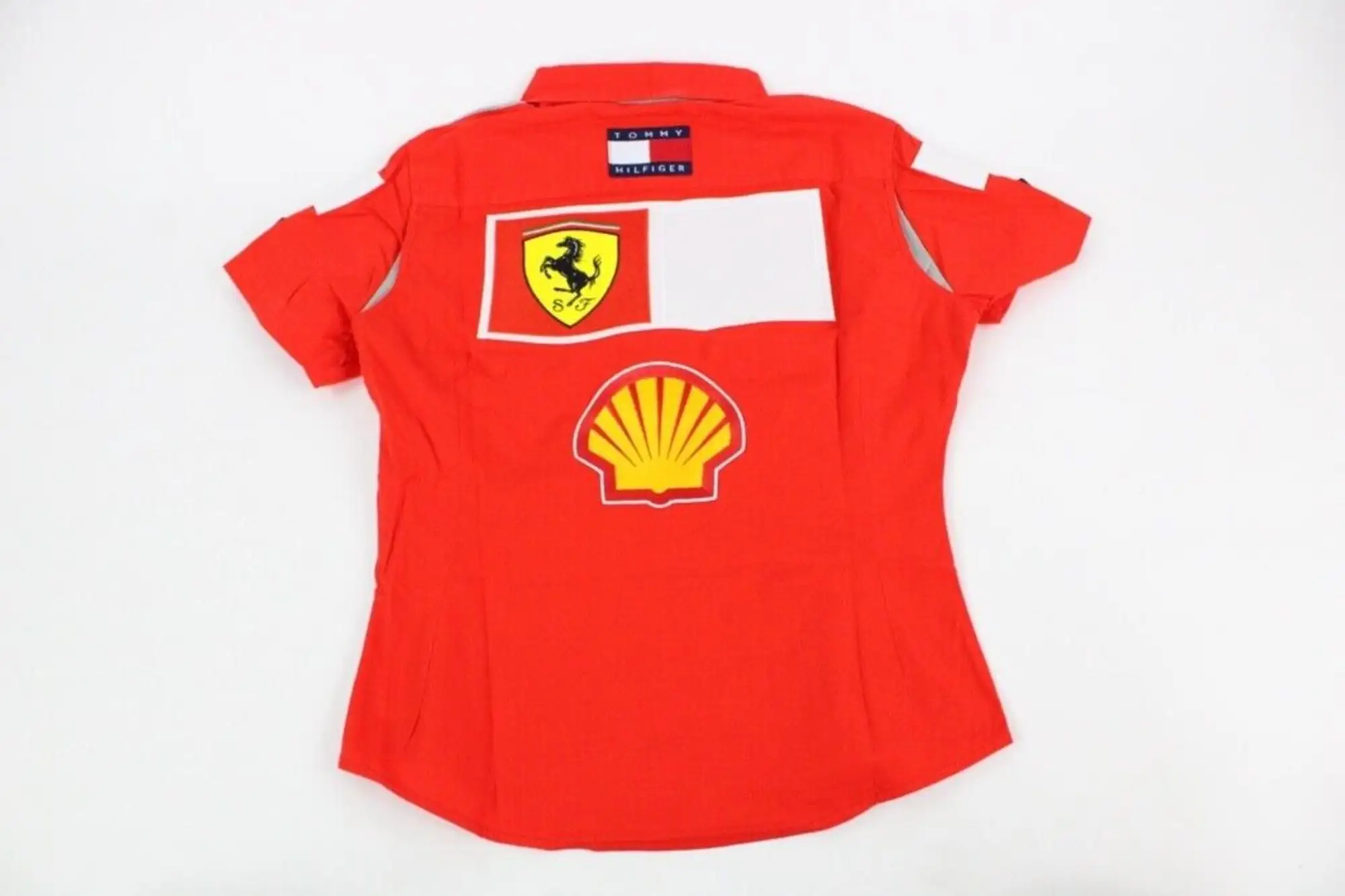 2000s Ferrari Tommy Hilfiger Formula 1 Polo Shirt -For Sale