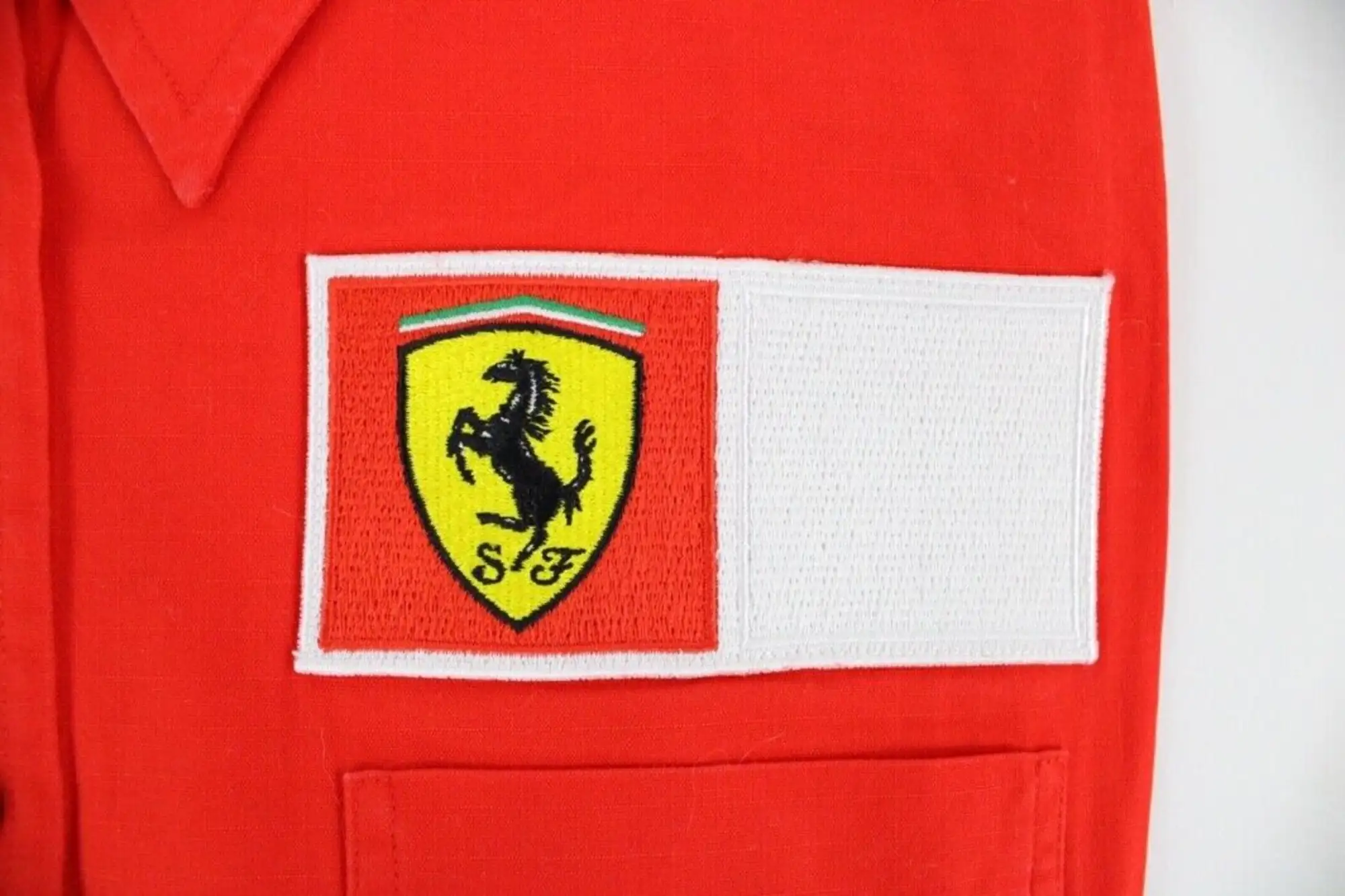 2000s Ferrari Tommy Hilfiger Formula 1 Polo Shirt -For Sale