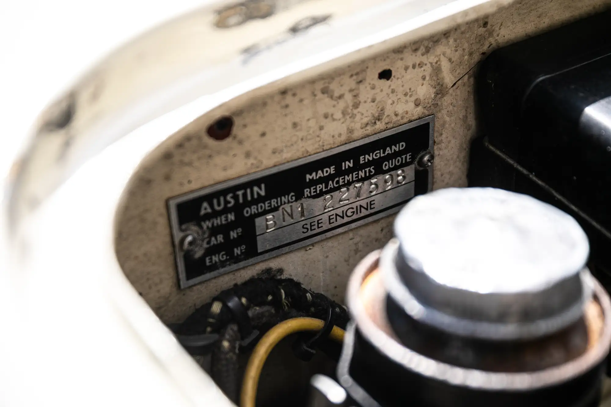 1955 FIA Austin Healey 100 to 100M Specification-Sold