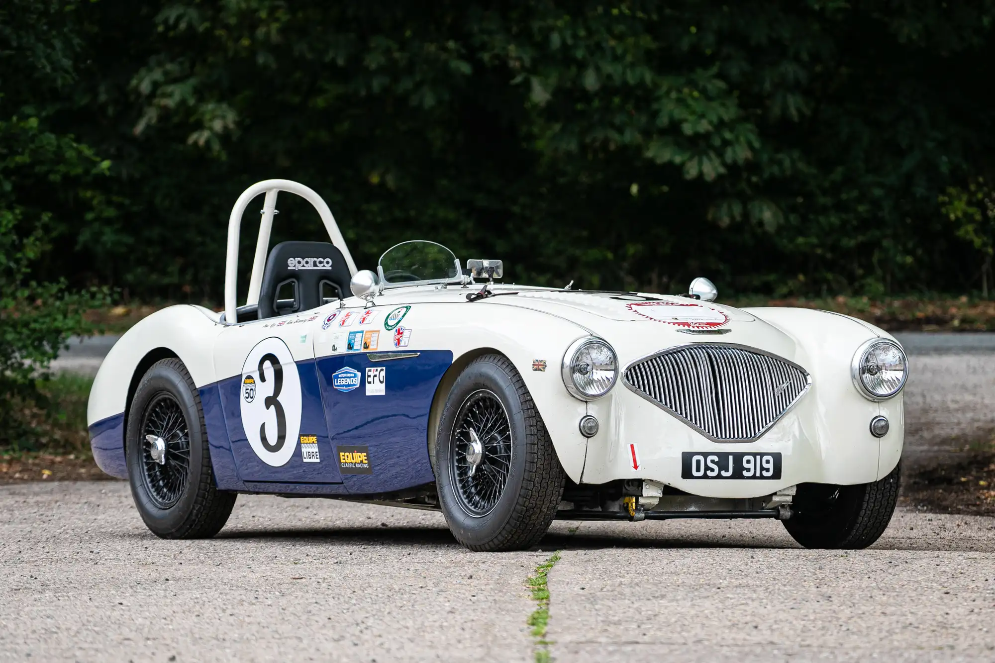 1955 FIA Austin Healey 100 to 100M Specification-Sold