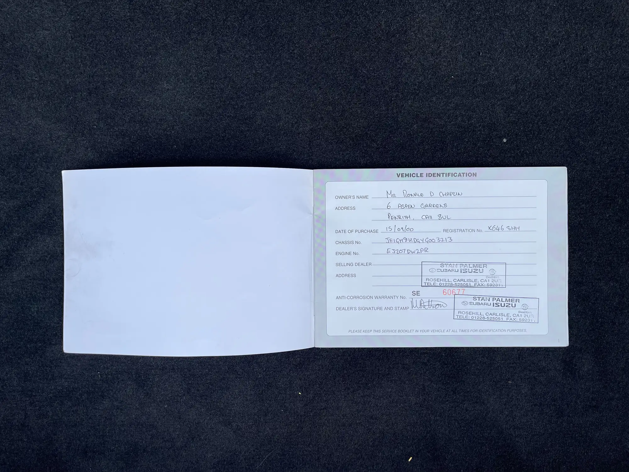 2000 Subaru Impreza P1-For Sale