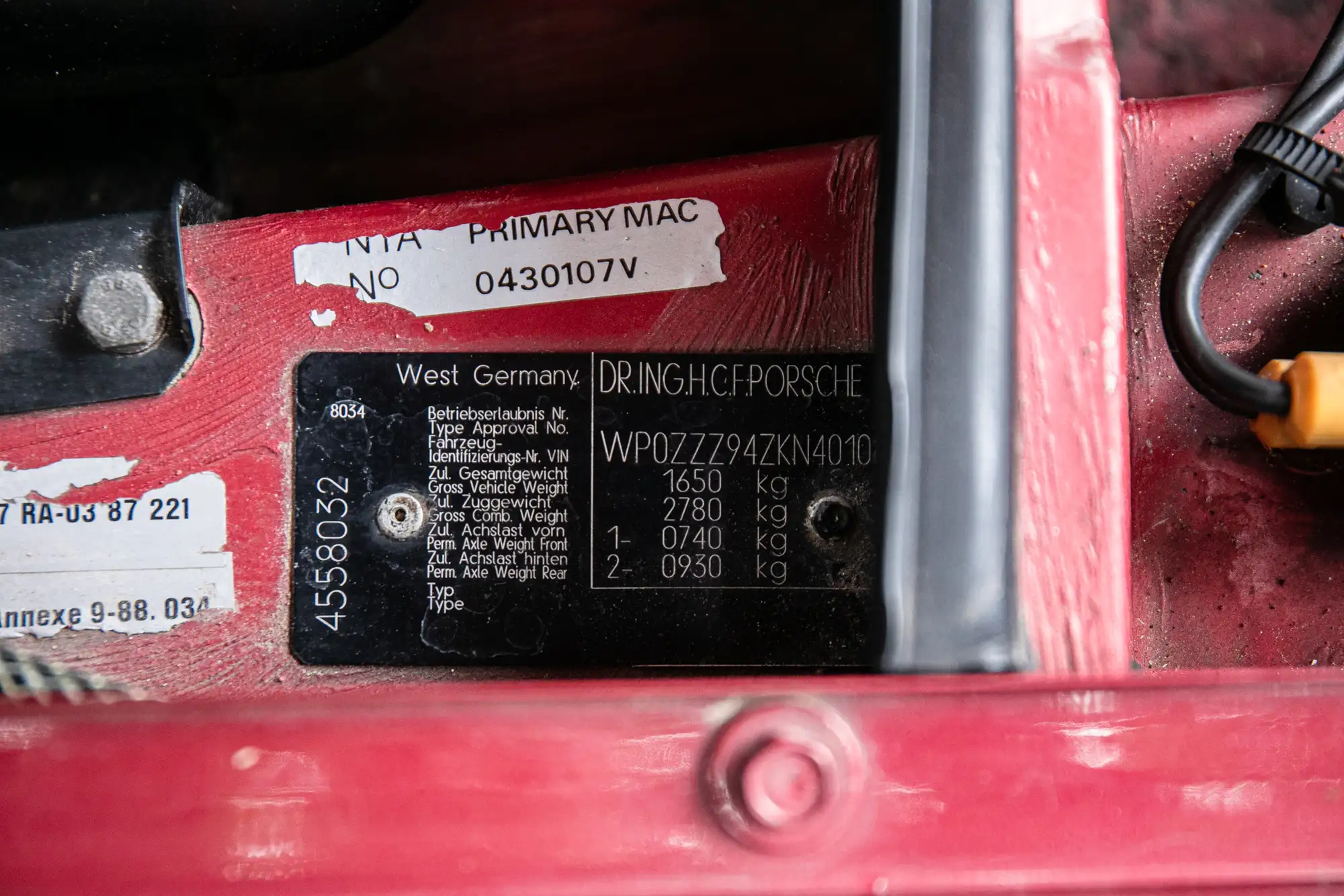 1989 Porsche 944 Lux S2 (2.7-Litre)-For Sale