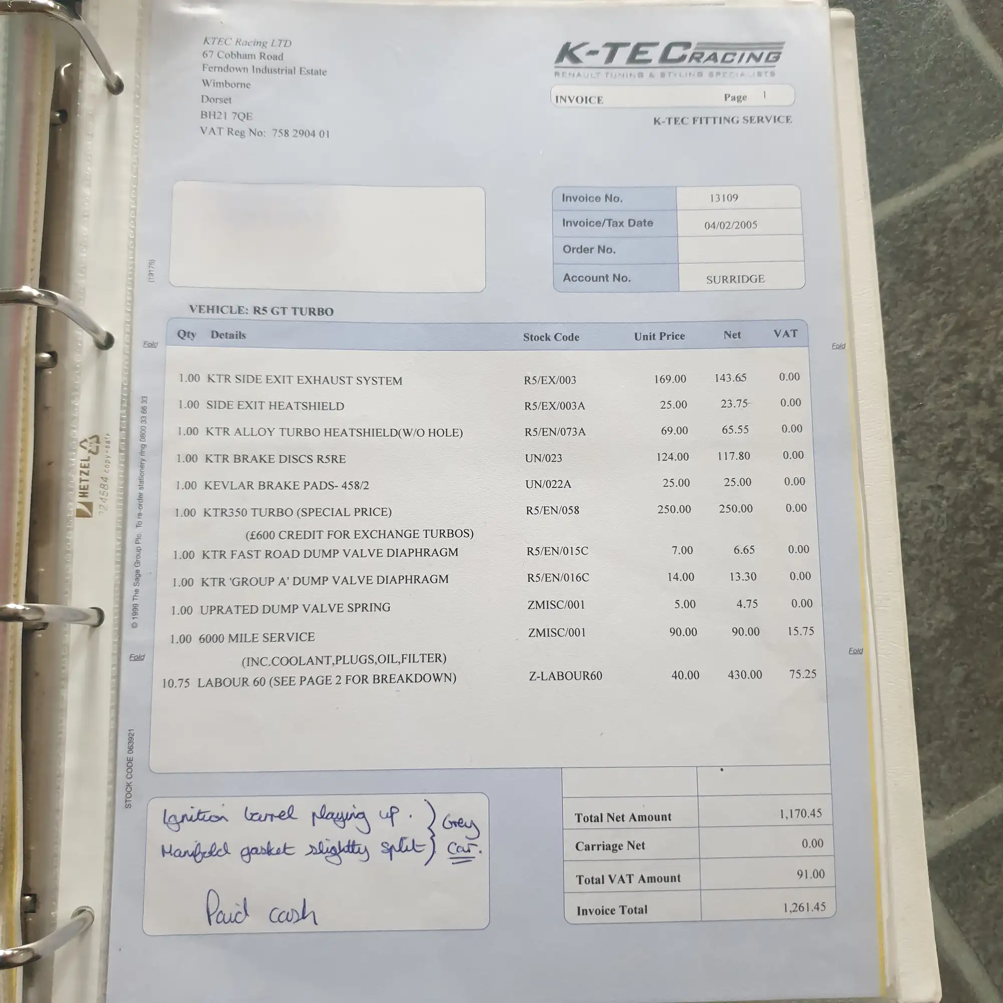 1991 Renault 5 GT Turbo-Sold