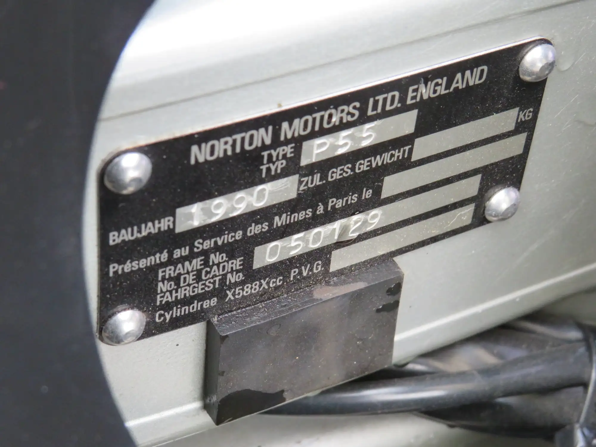 1990 Norton F1 Rotary 588cc-For Sale