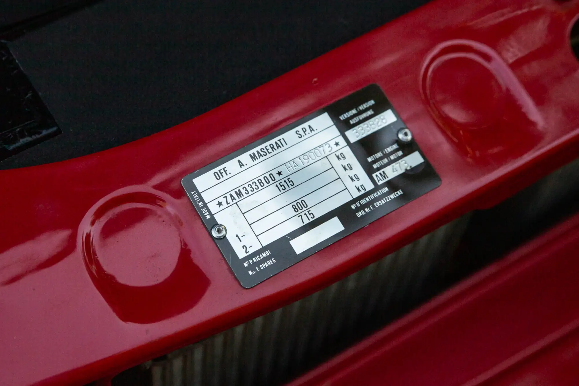 1988 Maserati Bi Turbo Spyder - Just 2,672 recorded miles-Sold