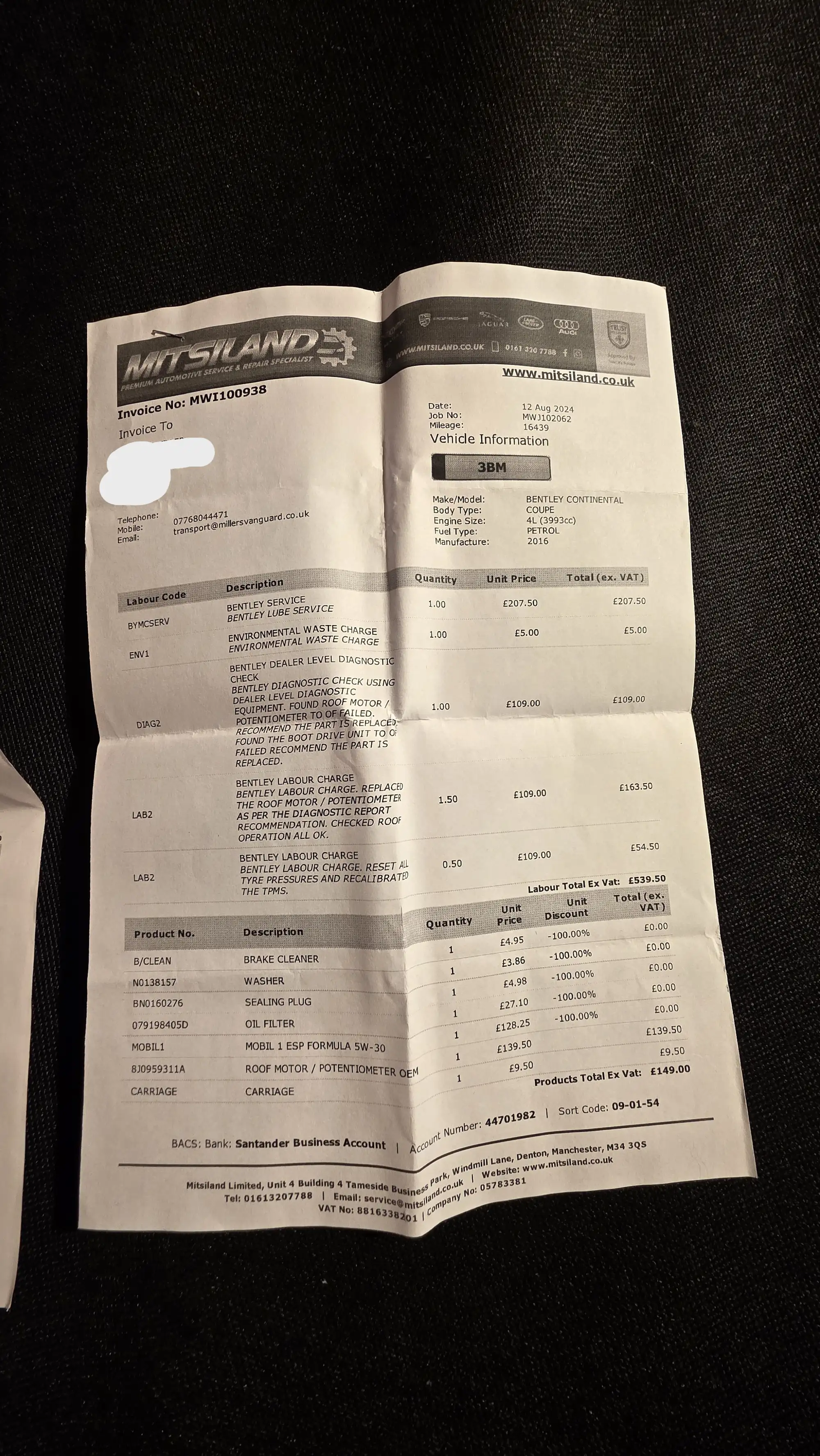 2016 Bentley Continental GTC V8S Mulliner-Sold