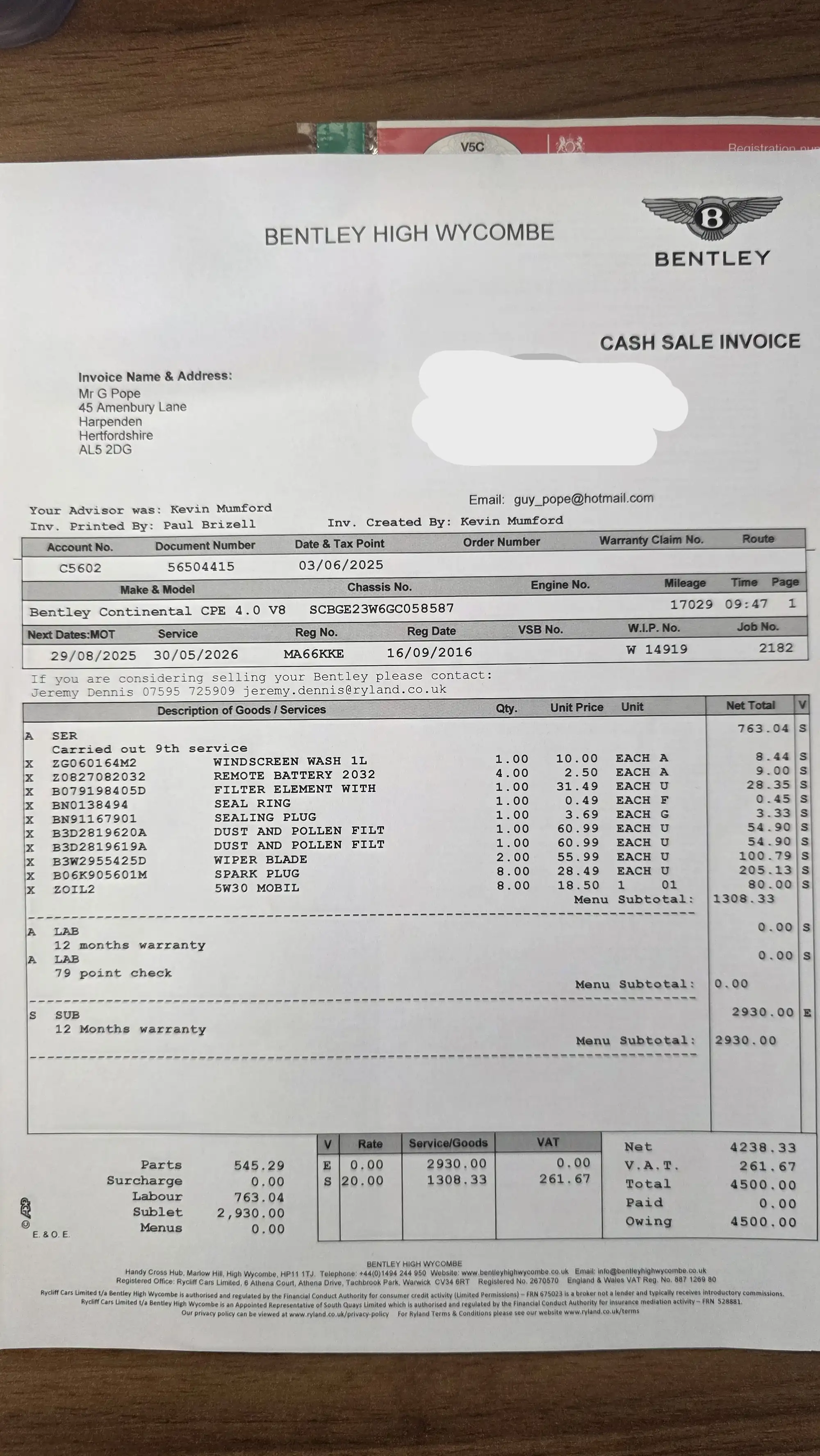 2016 Bentley Continental GTC V8S Mulliner-Sold