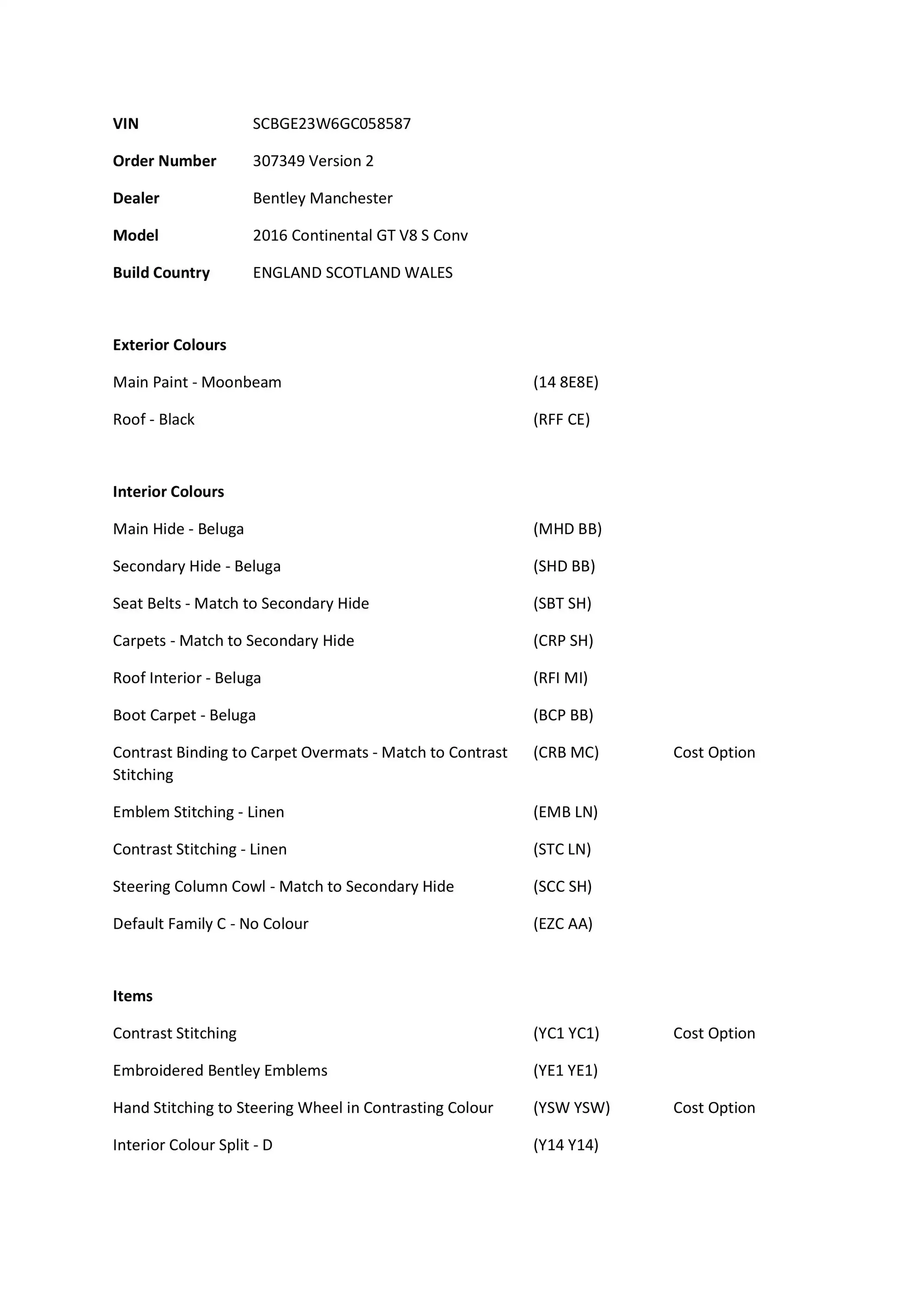2016 Bentley Continental GTC V8S Mulliner-Sold