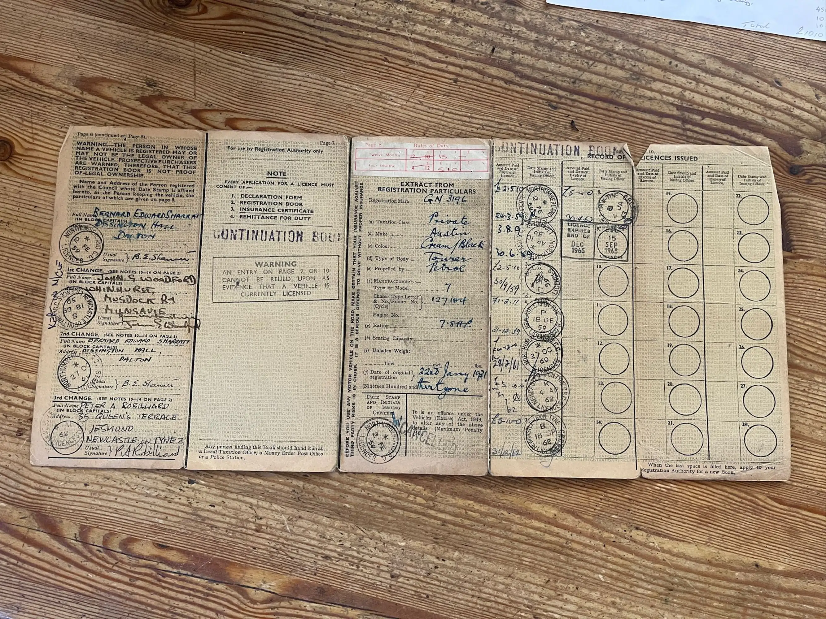 1931 Austin Seven AF Chummy Tourer-Sold