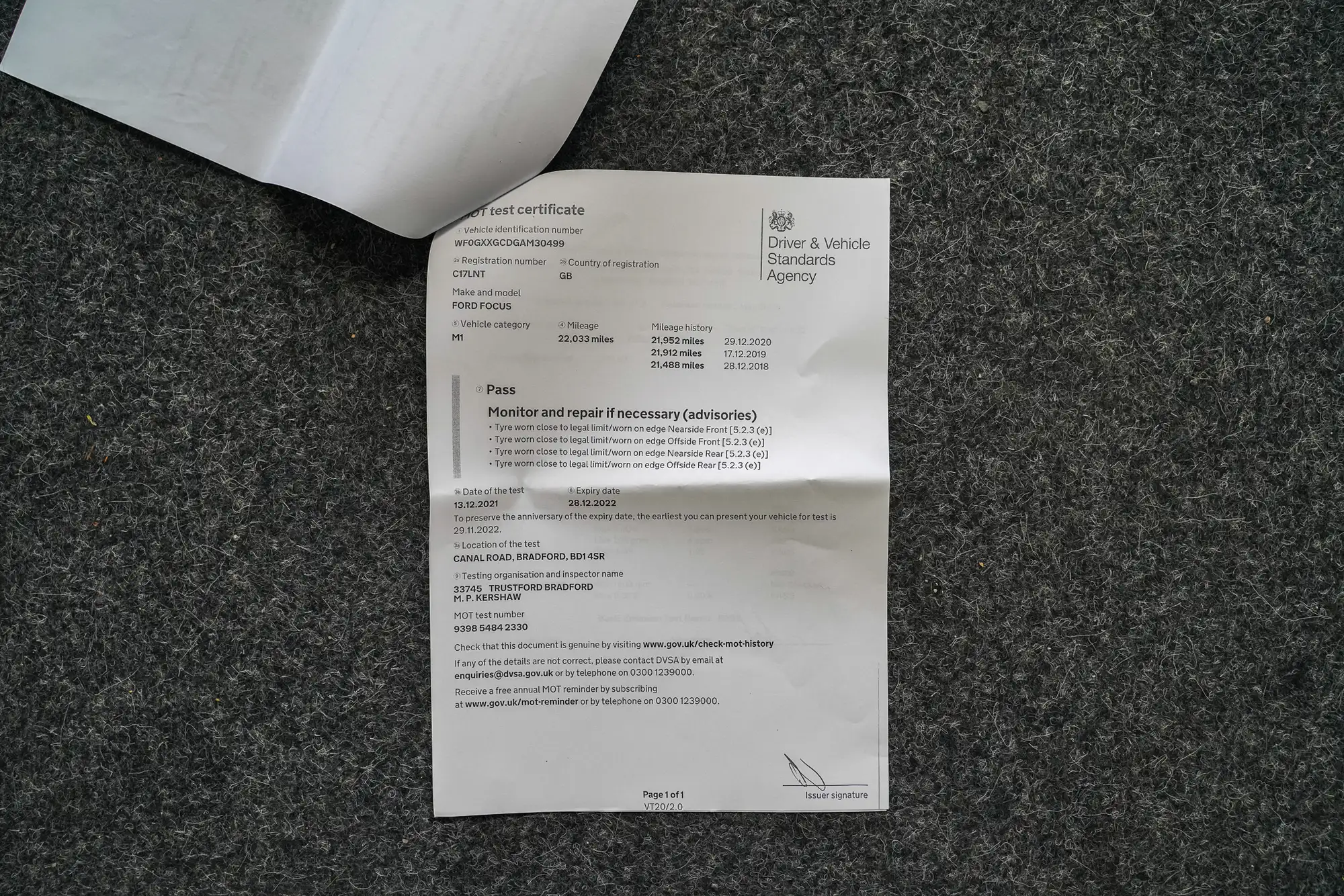 2010 Ford Focus RS500-Sold