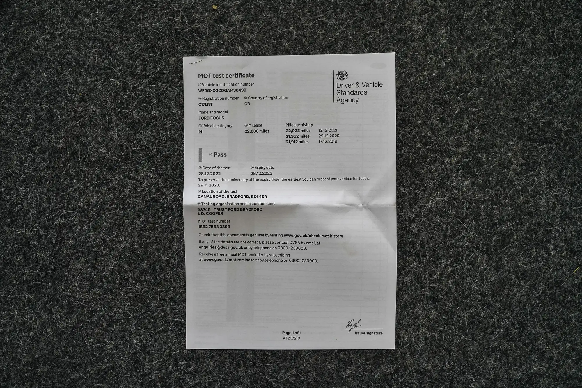 2010 Ford Focus RS500-Sold