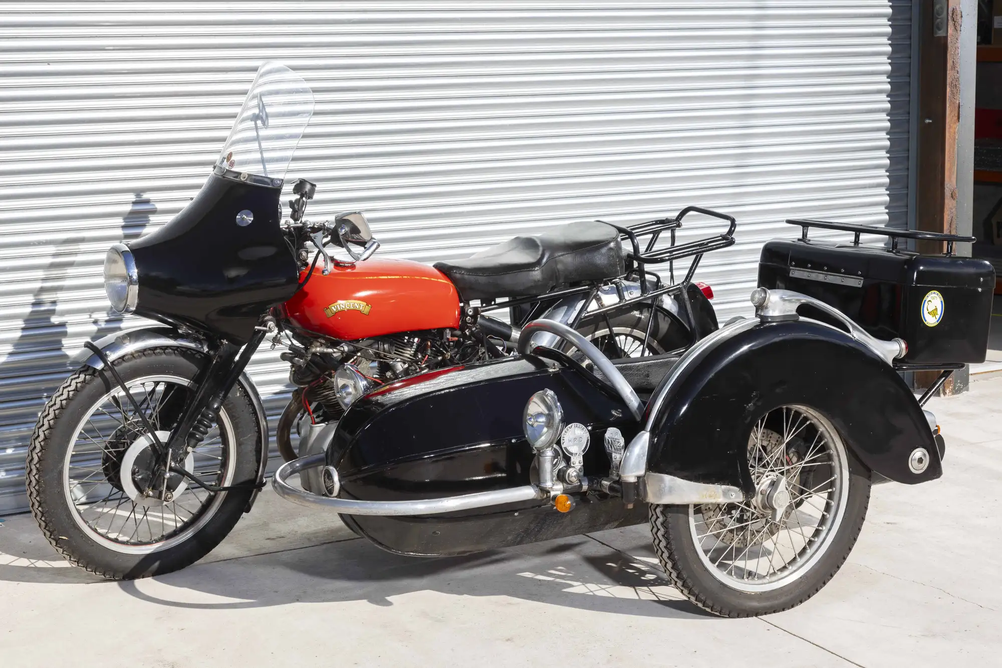 1956 Vincent Rapide C with Steib Sidecar 998cc-For Sale