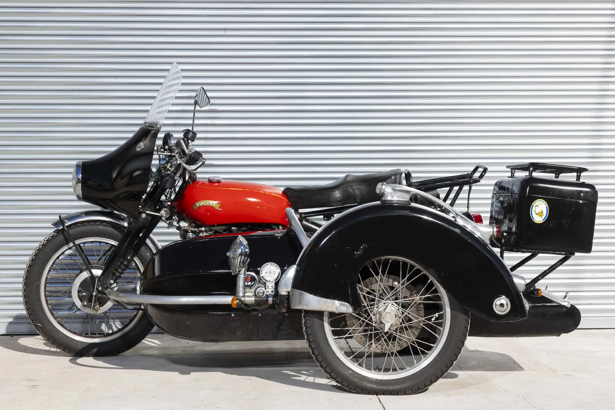 1956 Vincent Rapide C with Steib Sidecar 998cc-For Sale