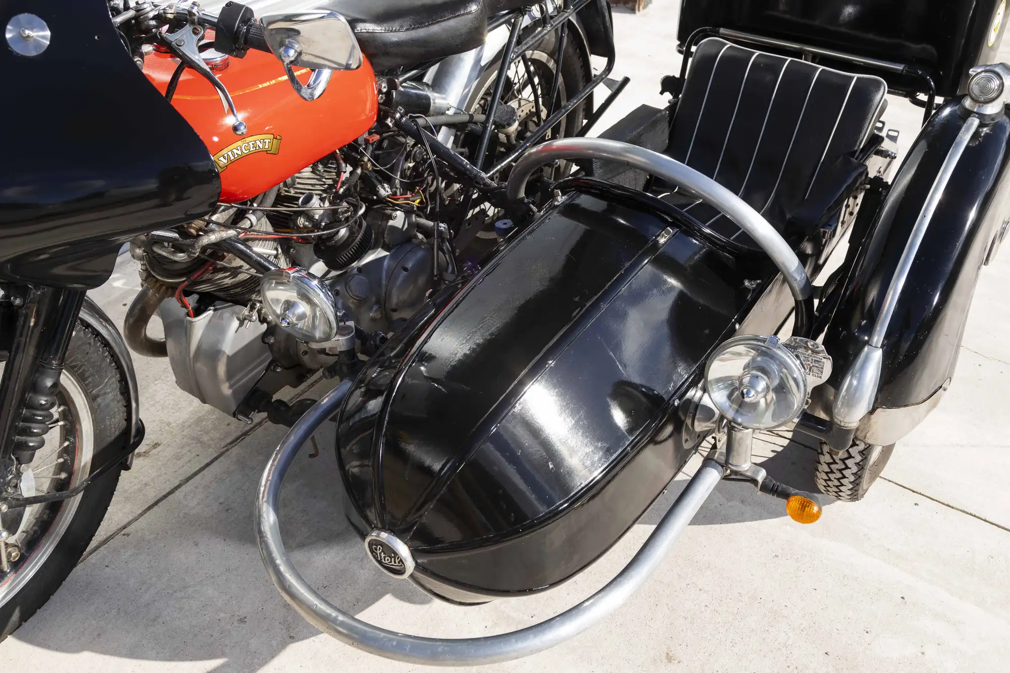 1956 Vincent Rapide C with Steib Sidecar 998cc-For Sale