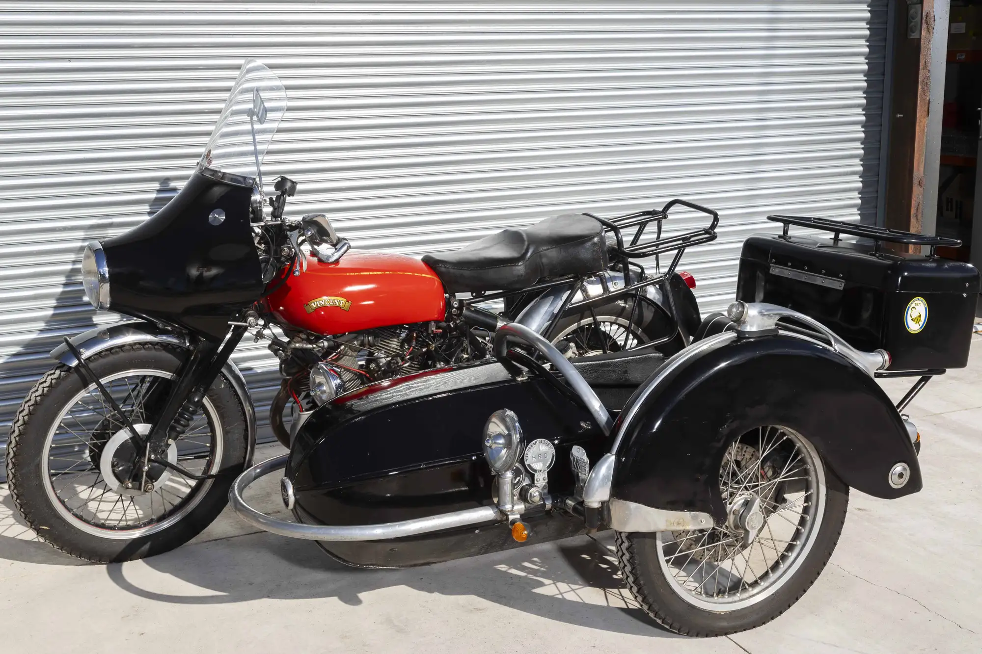 1956 Vincent Rapide C with Steib Sidecar 998cc-For Sale