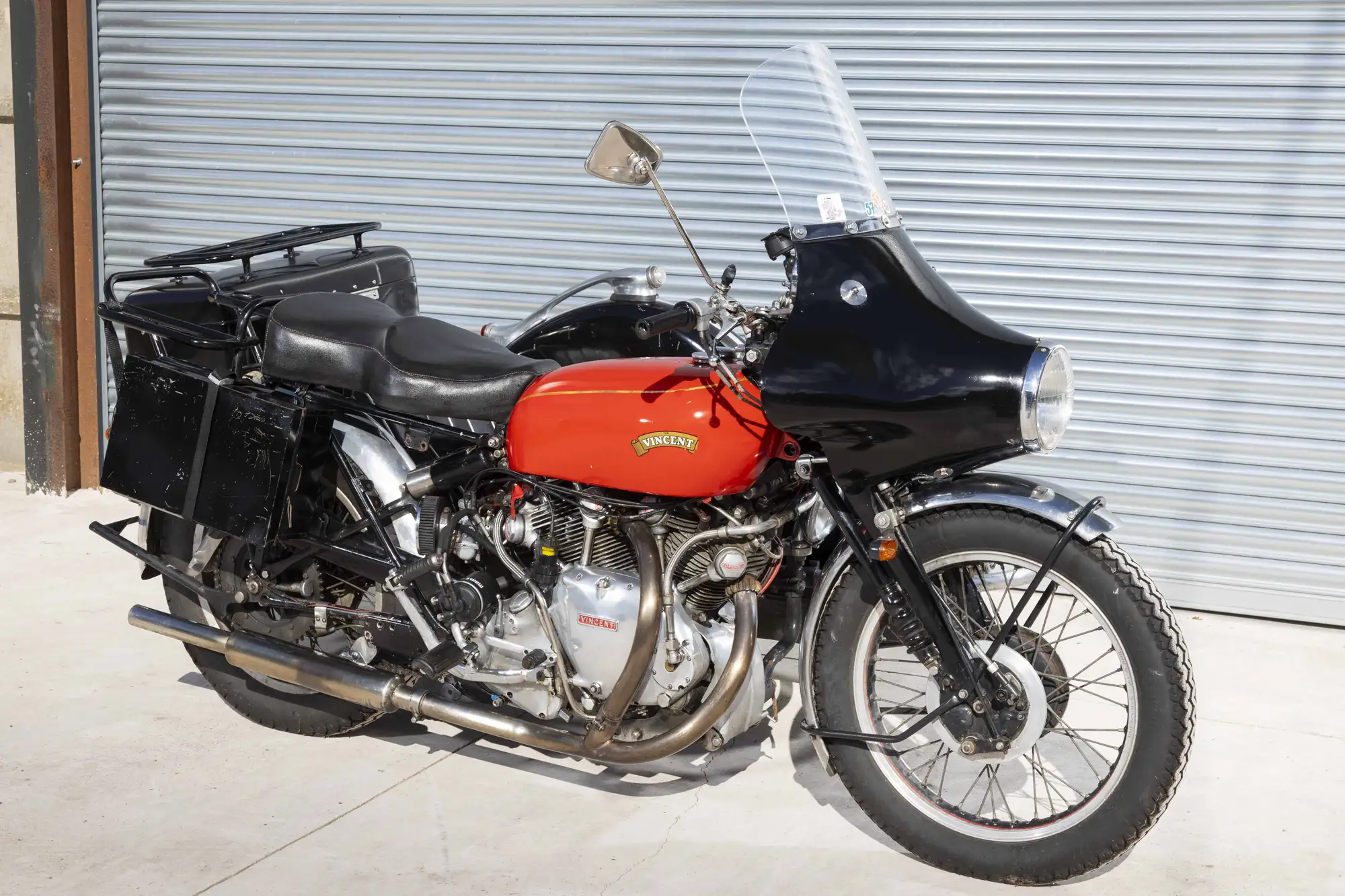1956 Vincent Rapide C with Steib Sidecar 998cc-For Sale