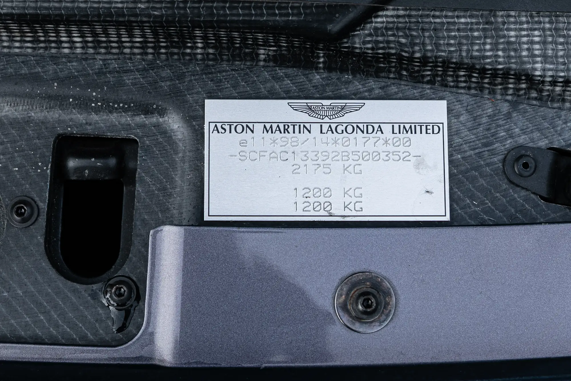 2002 Aston Martin Vanquish 2+2 - ex-Hugh Grant-Sold