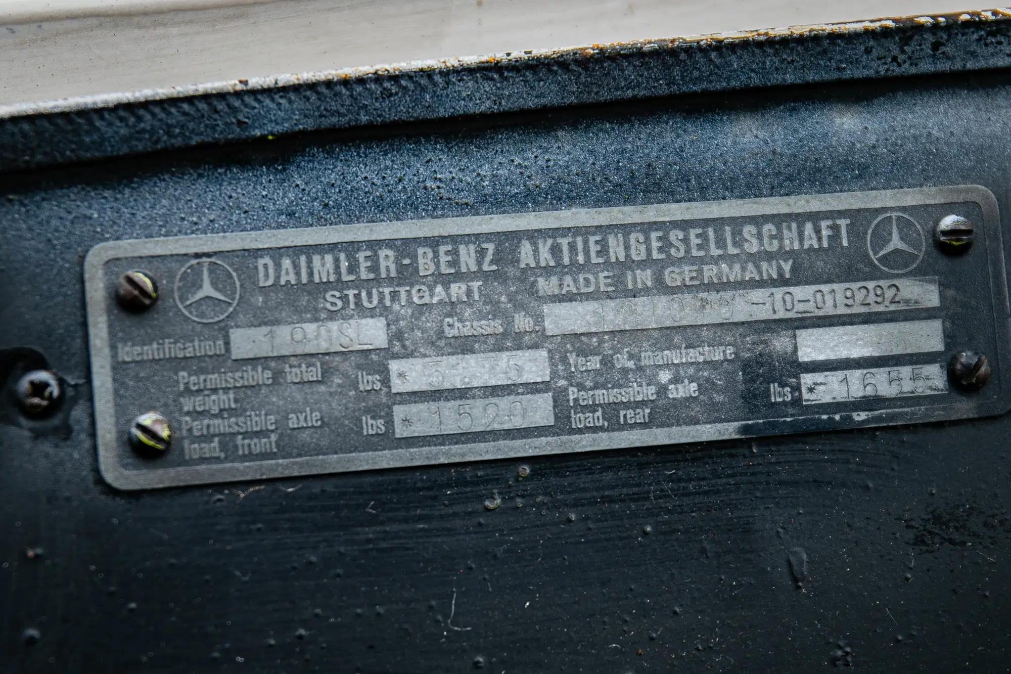 1960 Mercedes-Benz 190SL (W121)-For Sale