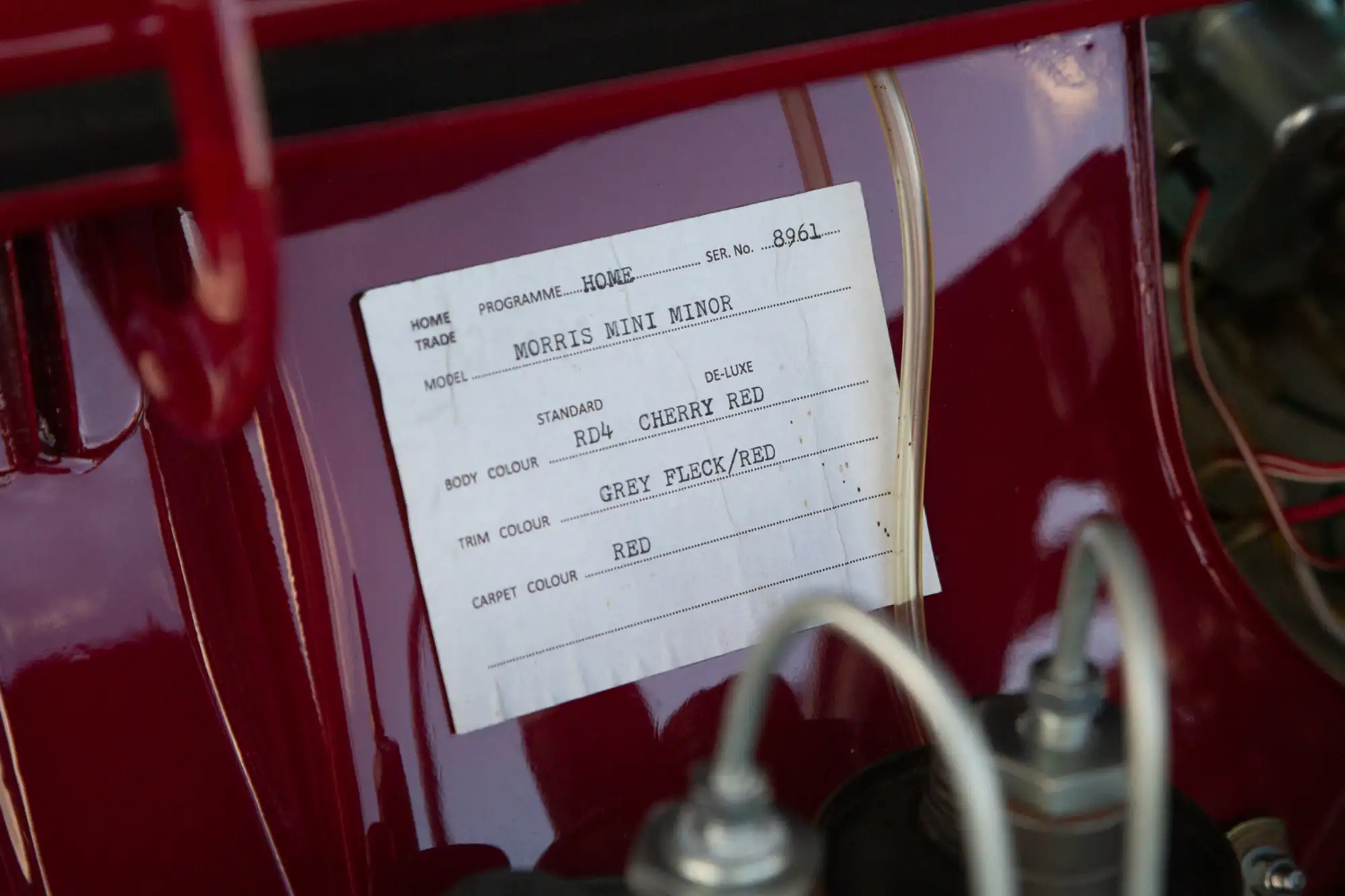 1959 Morris Mini Minor De-Luxe-Sold