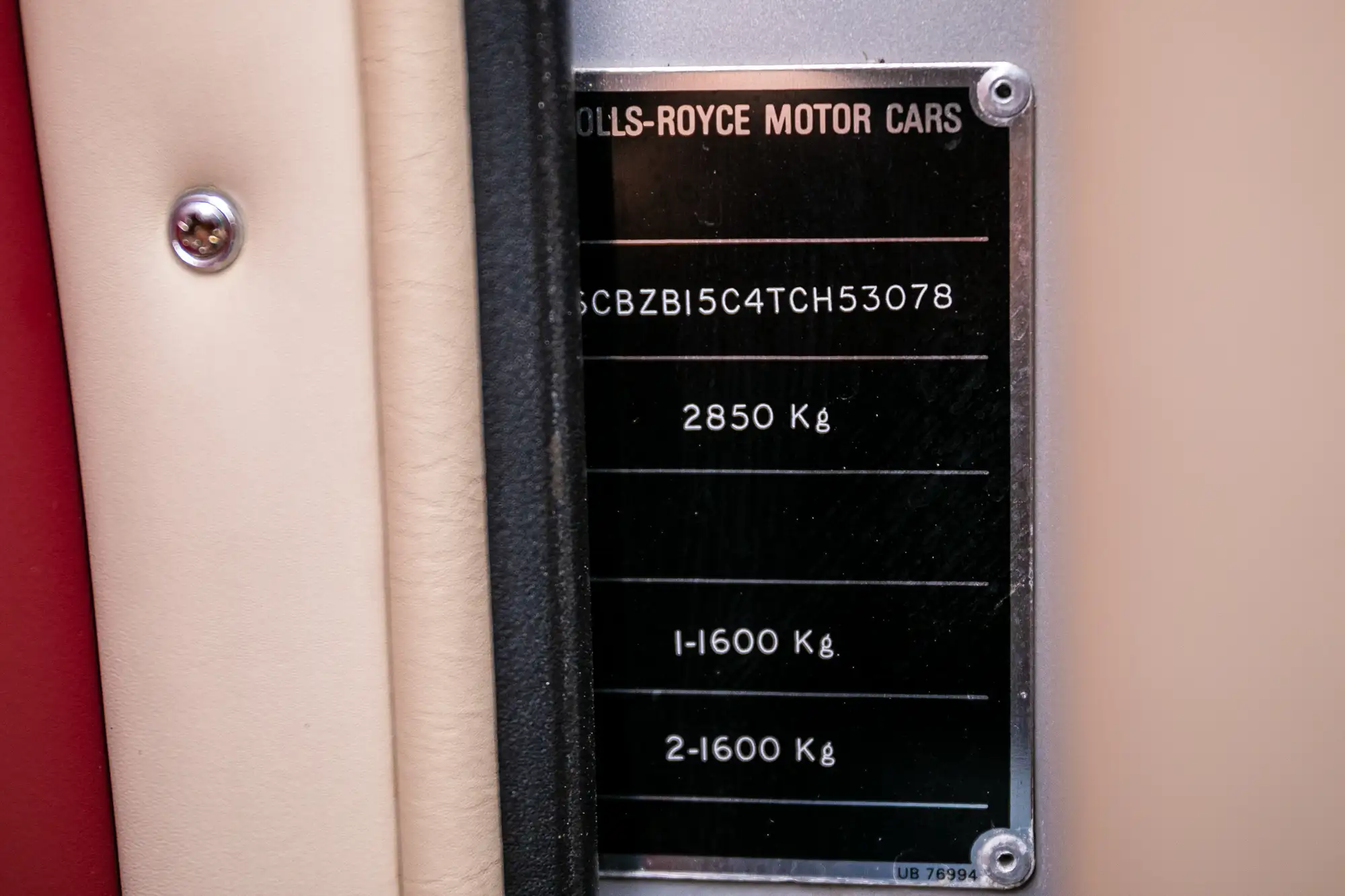 1996 Bentley Continental R-Sold