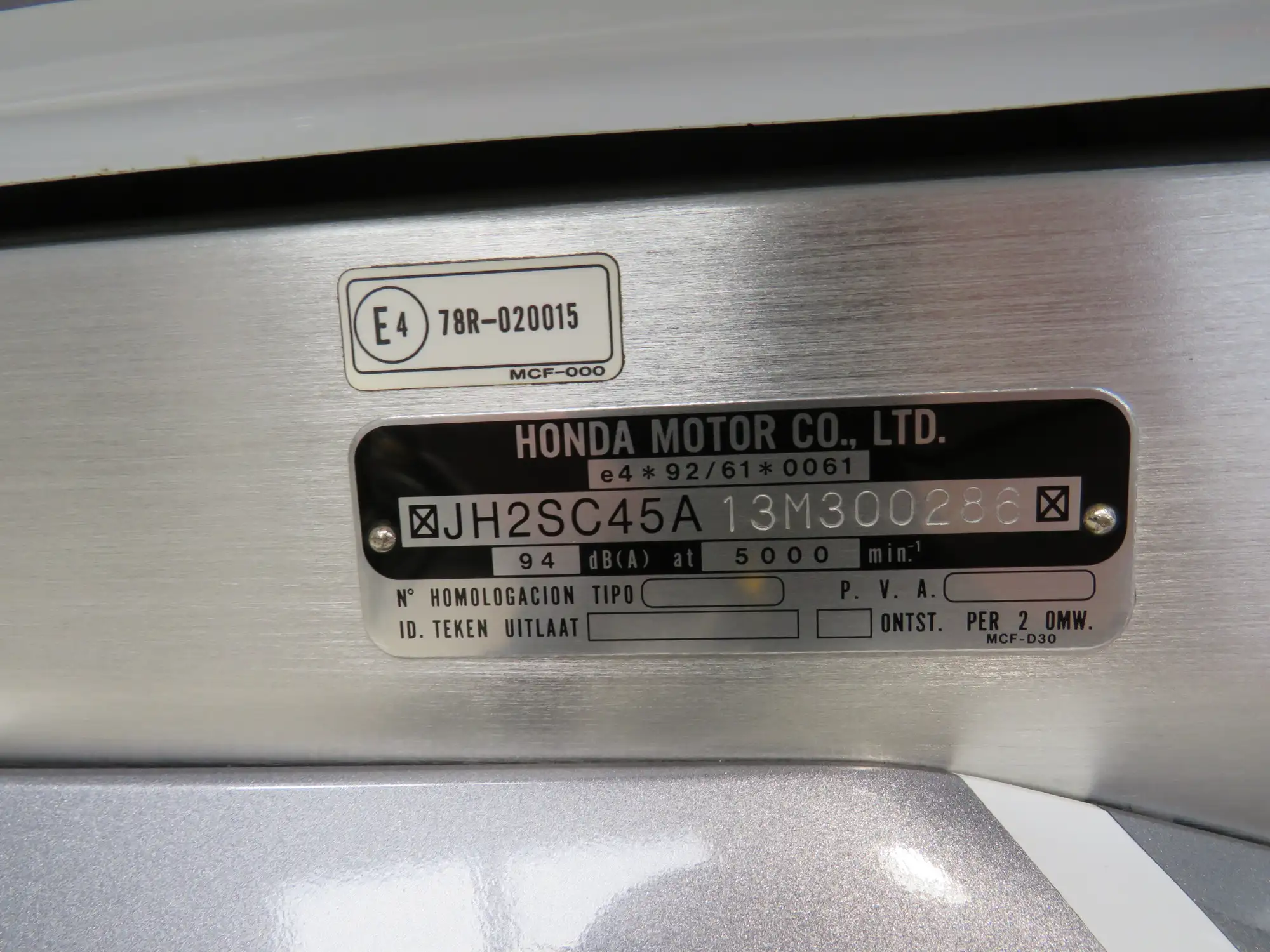 2003 Honda VTR 1000 SP-2 999cc-For Sale