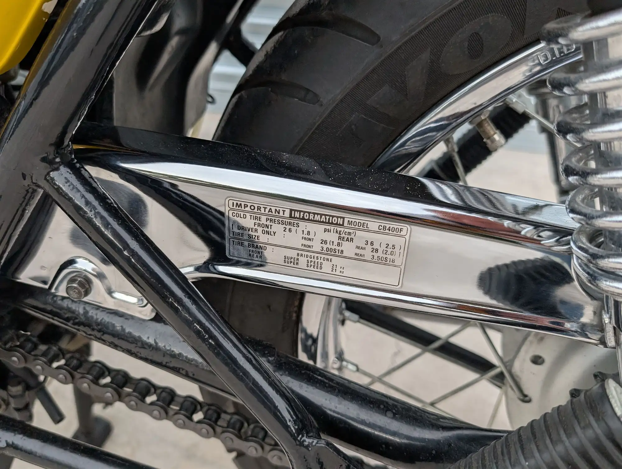 1978 Honda CB400F Super Sport 408cc-For Sale