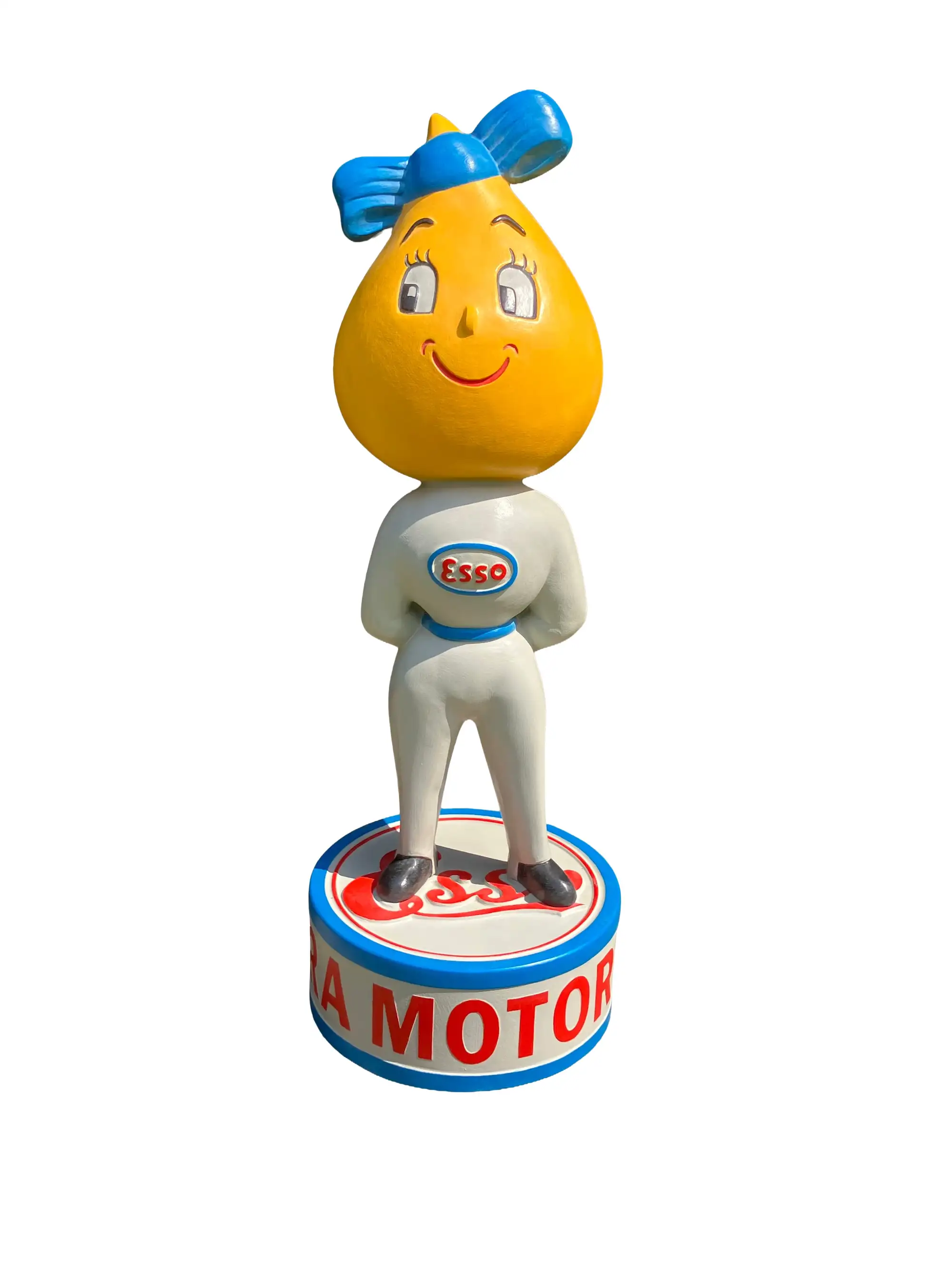 Hand-Painted Fibreglass Miss Drip Forecourt Figure-For Sale