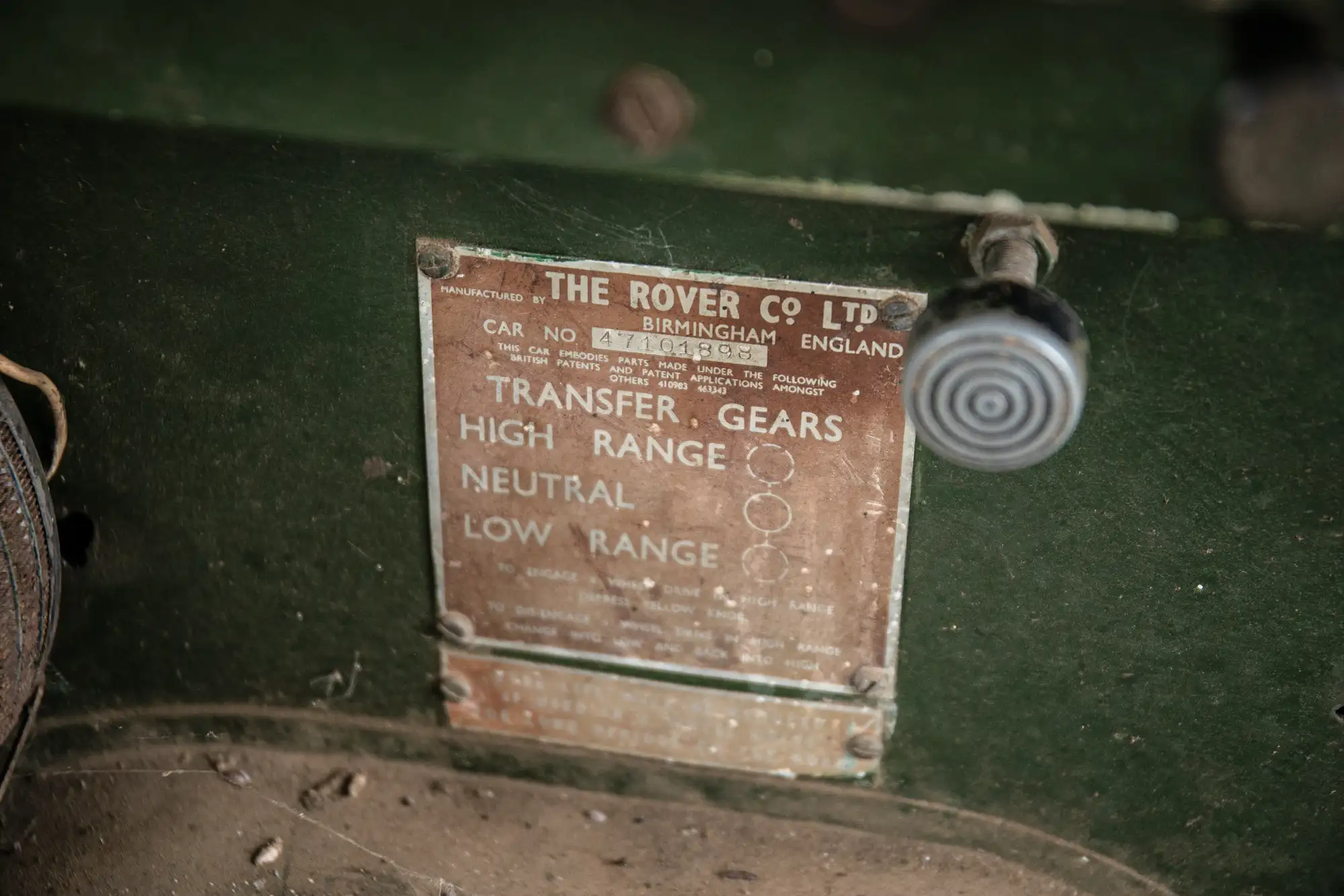 1954 Land Rover Series I 86"-Sold