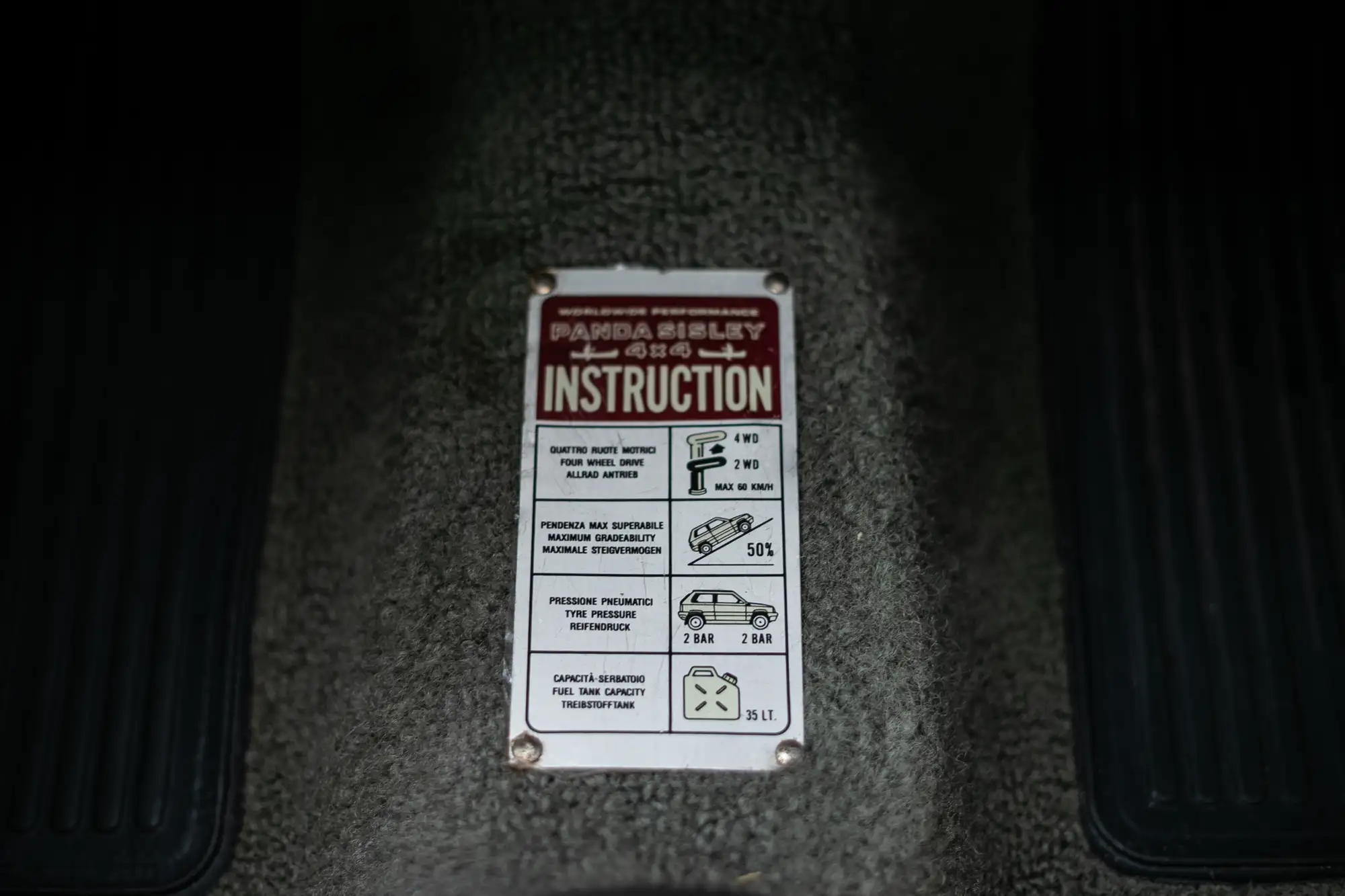 1991 Fiat Panda Sisley 4x4-Sold