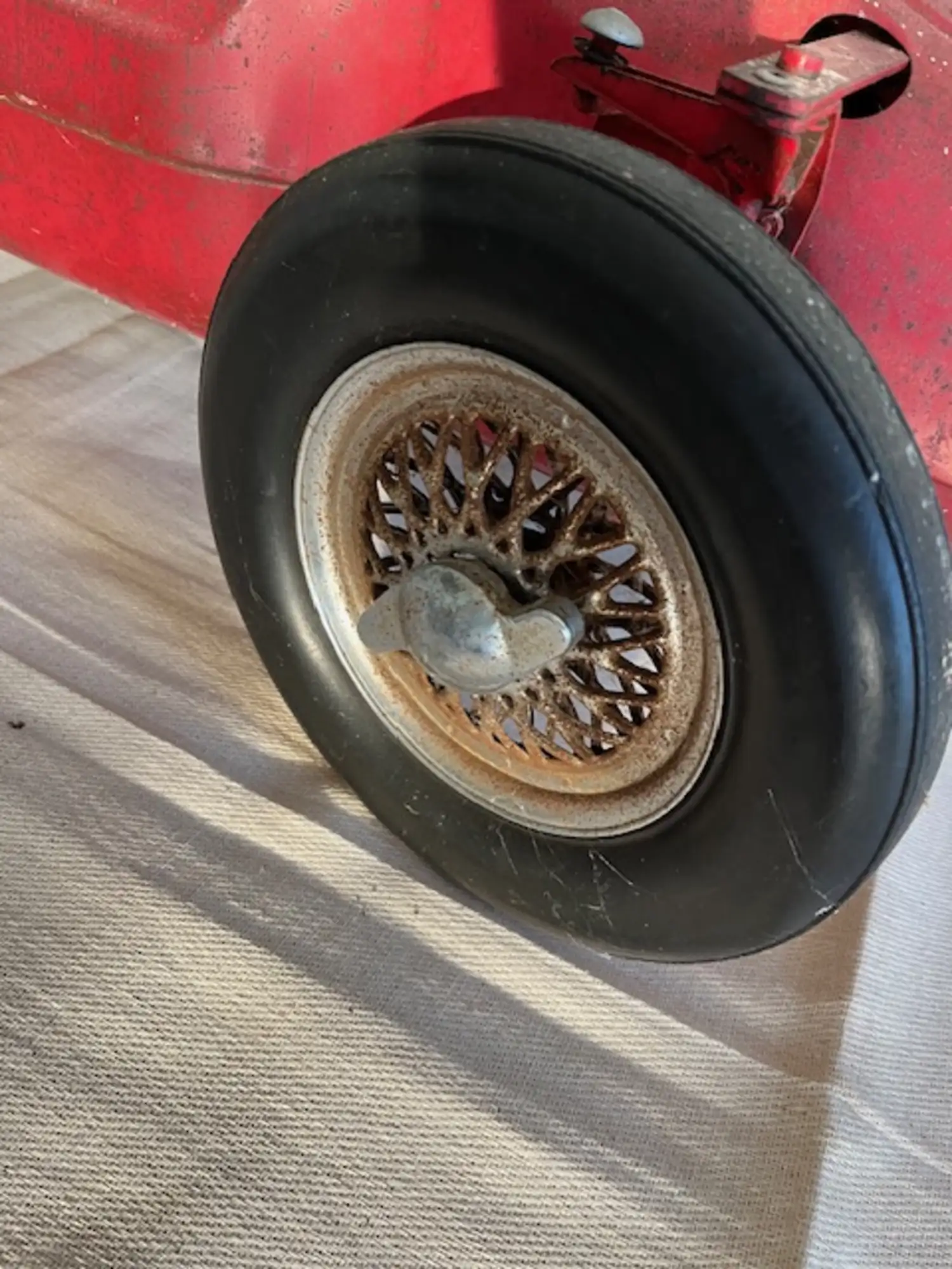 Tri-ang Vanwall Grand Prix Pedal Car With Period Custom Dash-For Sale