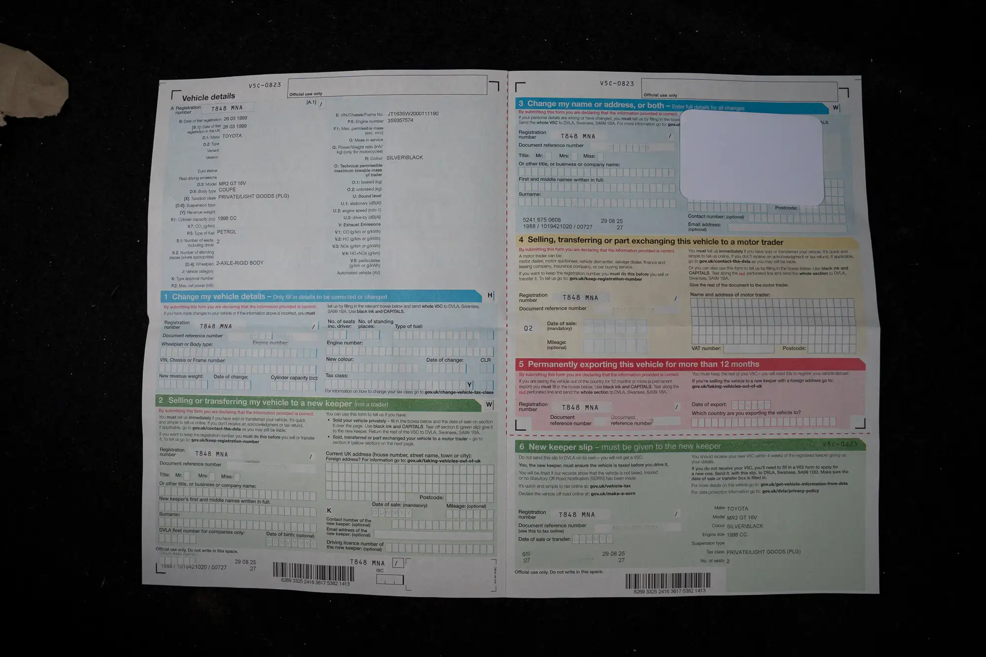 1999 Toyota MR2 GT 16V-Sold