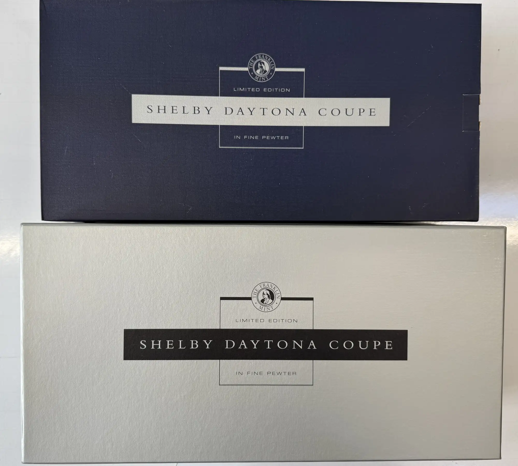 1:12 Scale Shelby Daytona Model by Franklin Mint in Pewter-Sold