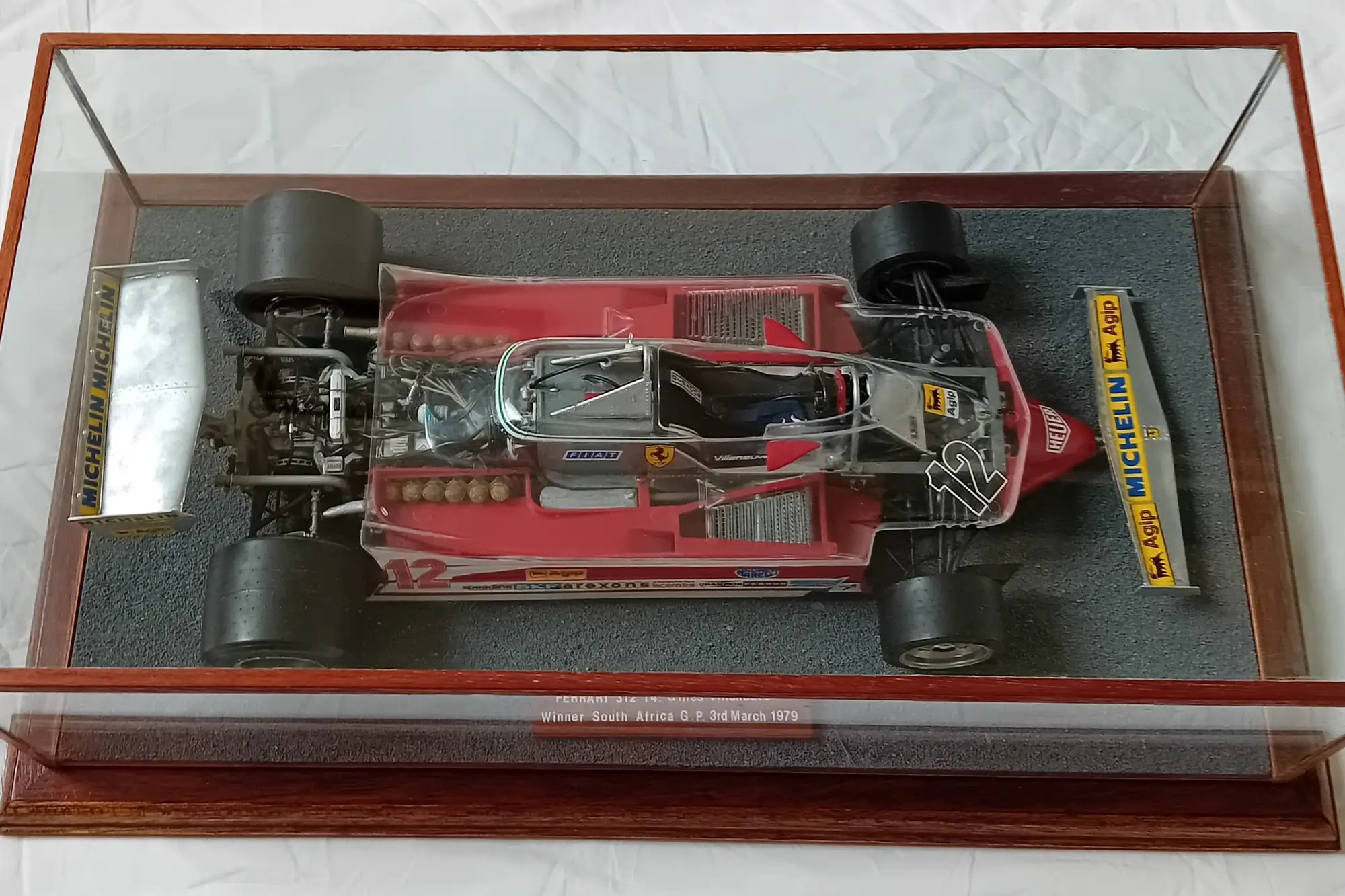 A Very Unusual 1:12 Scale Gilles Villeneuve 1979 Ferrari 312-Sold
