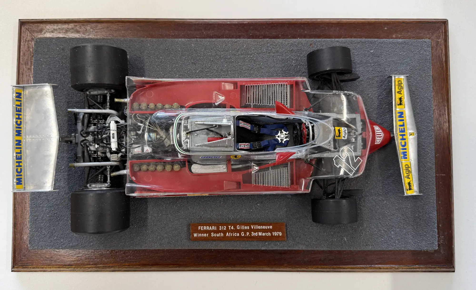 A Very Unusual 1:12 Scale Gilles Villeneuve 1979 Ferrari 312-Sold