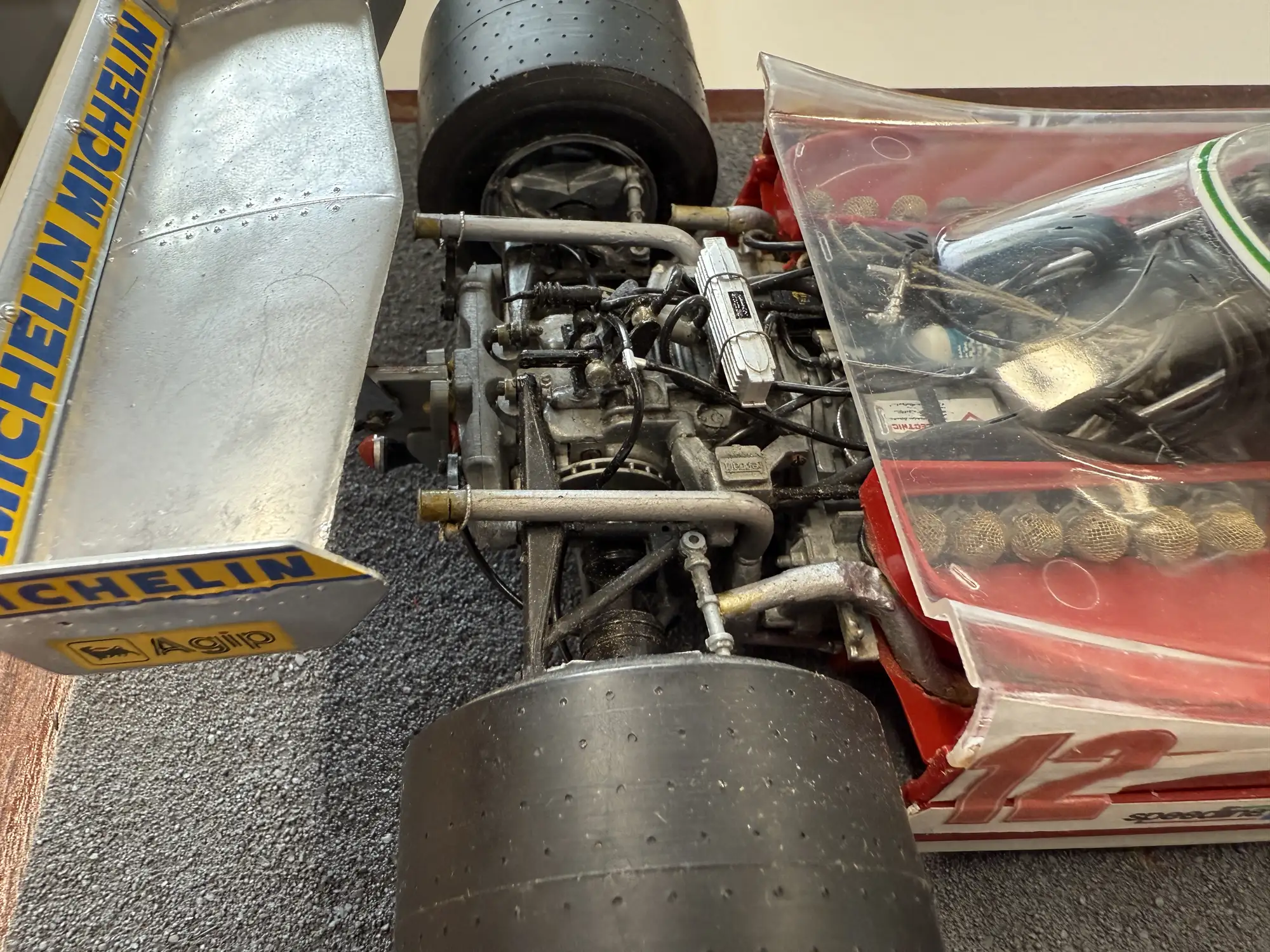 A Very Unusual 1:12 Scale Gilles Villeneuve 1979 Ferrari 312-Sold