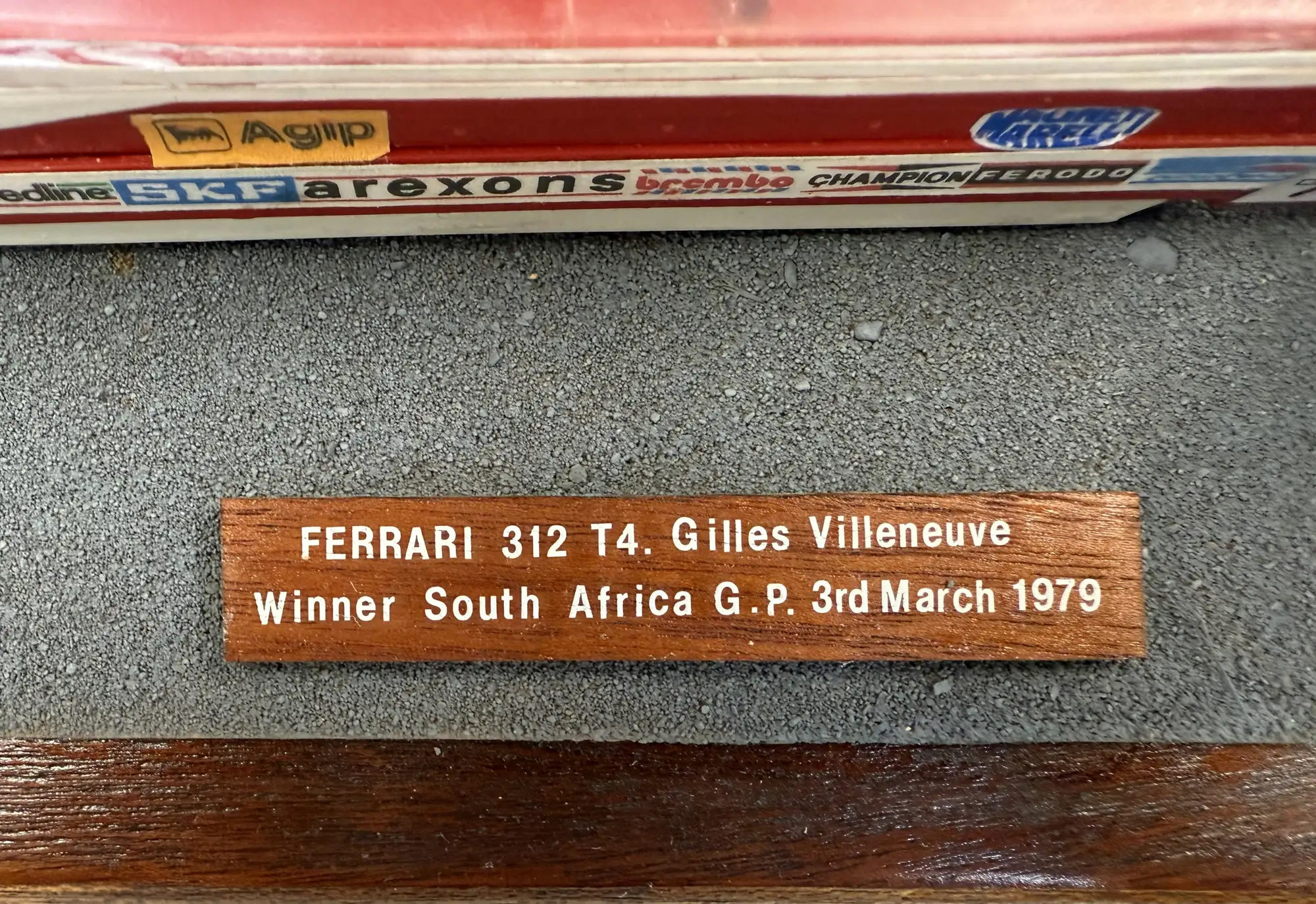 A Very Unusual 1:12 Scale Gilles Villeneuve 1979 Ferrari 312-Sold