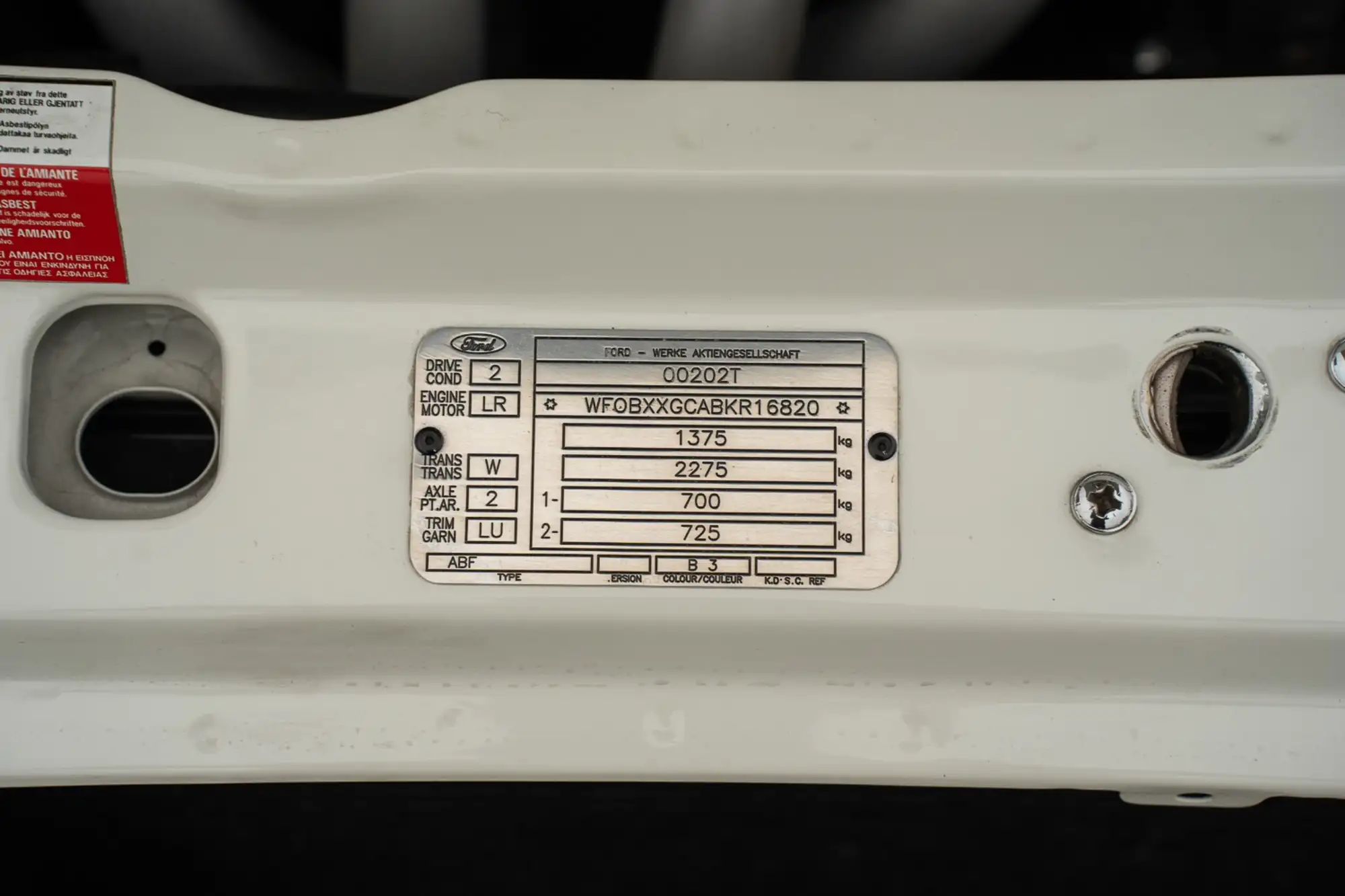 1989 Ford Escort XR3i -Sold