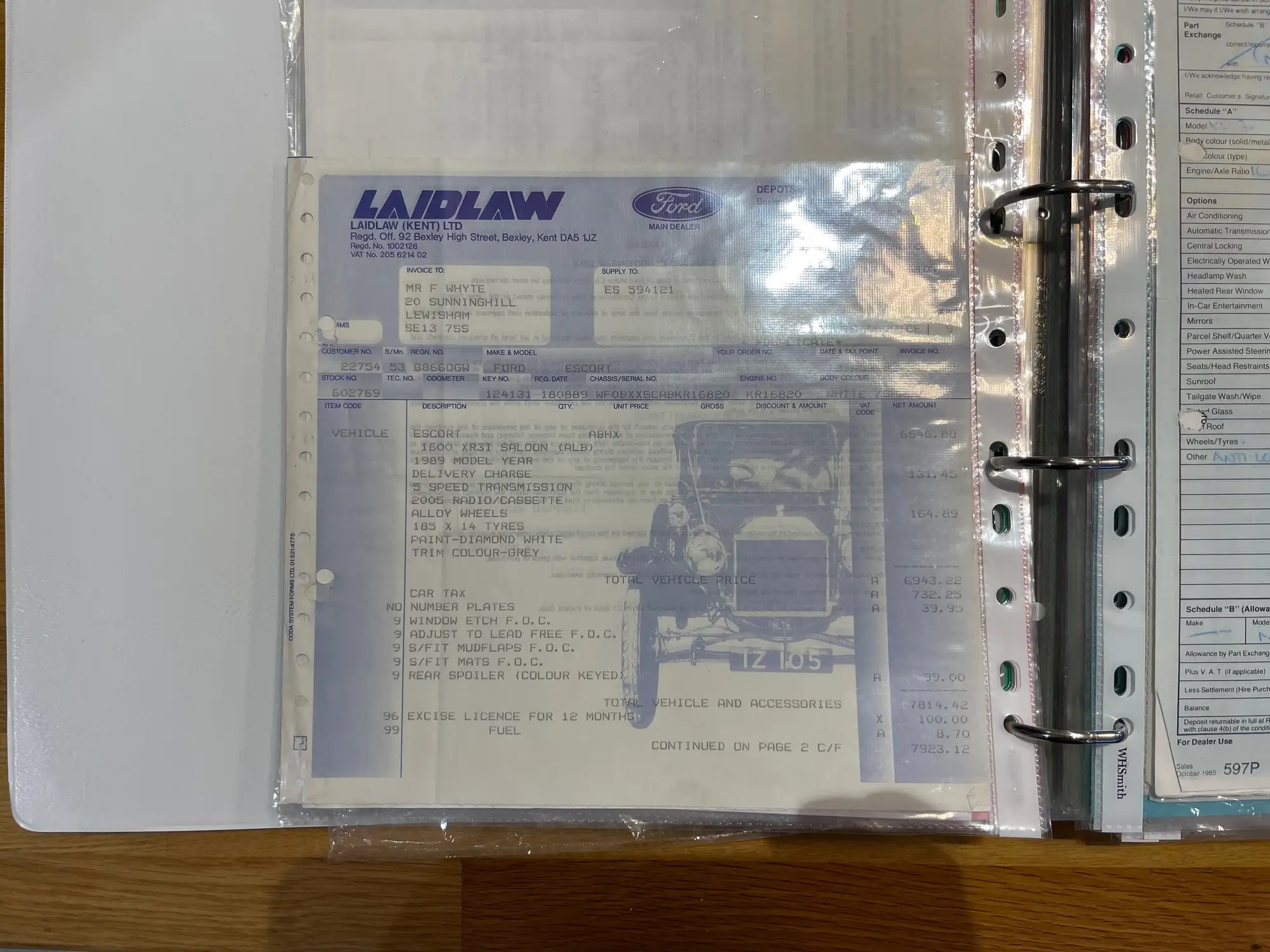 1989 Ford Escort XR3i -Sold