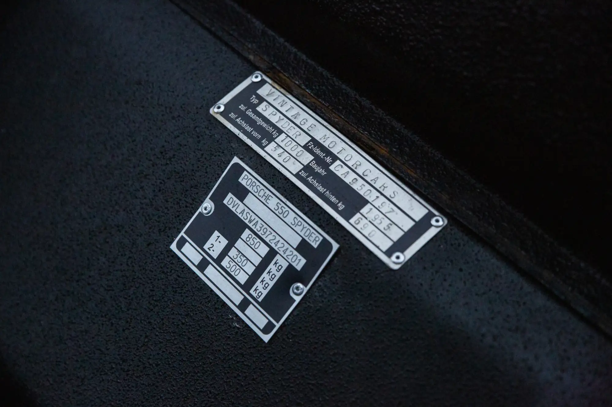 2015 Porsche 550 Spyder - Hans Herrmann Hommage-Sold