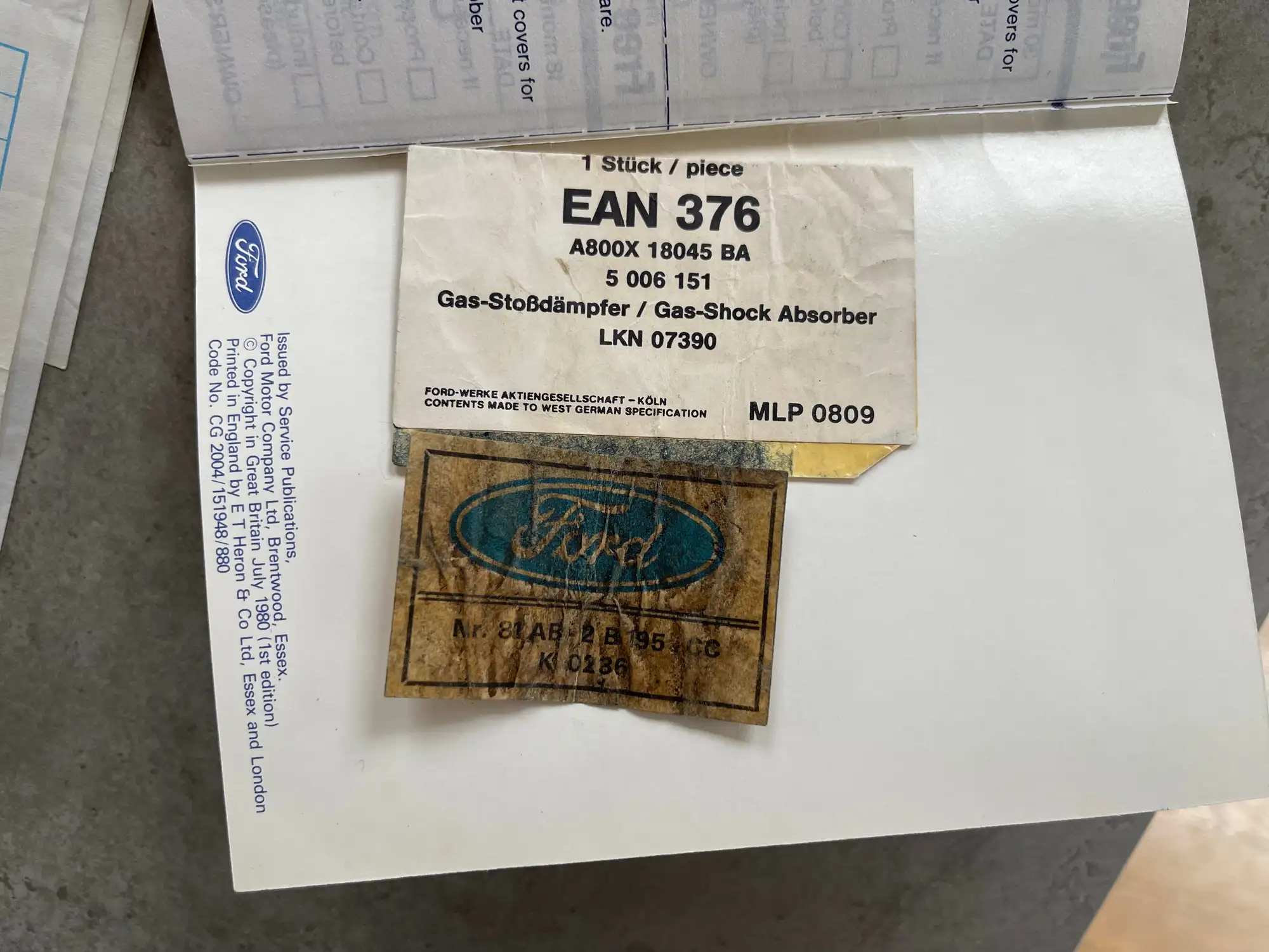 1980 Ford Escort XR3 - Only surviving 'Press Launch' car in -Sold